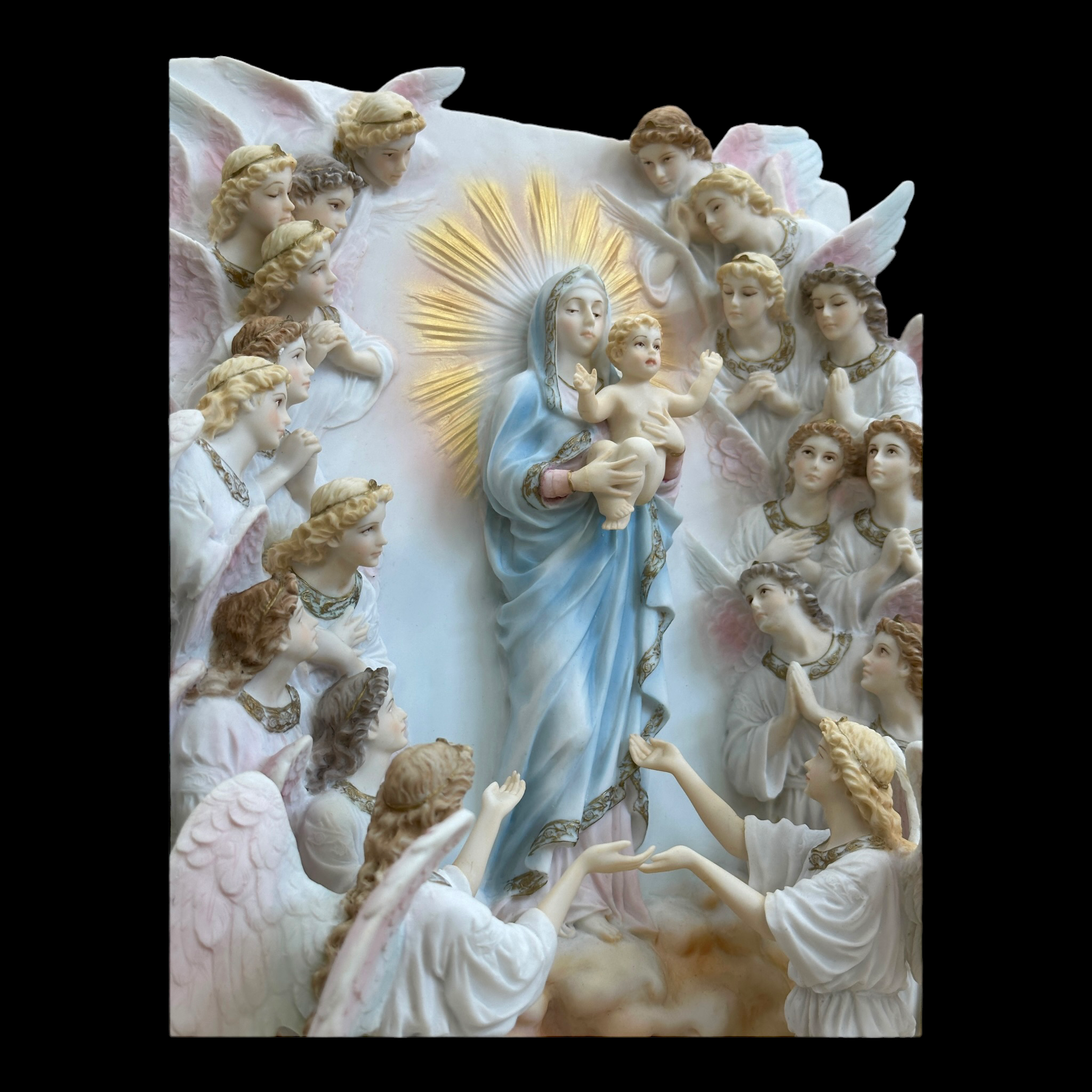 Maria Regina Angelorum Wall Plaque