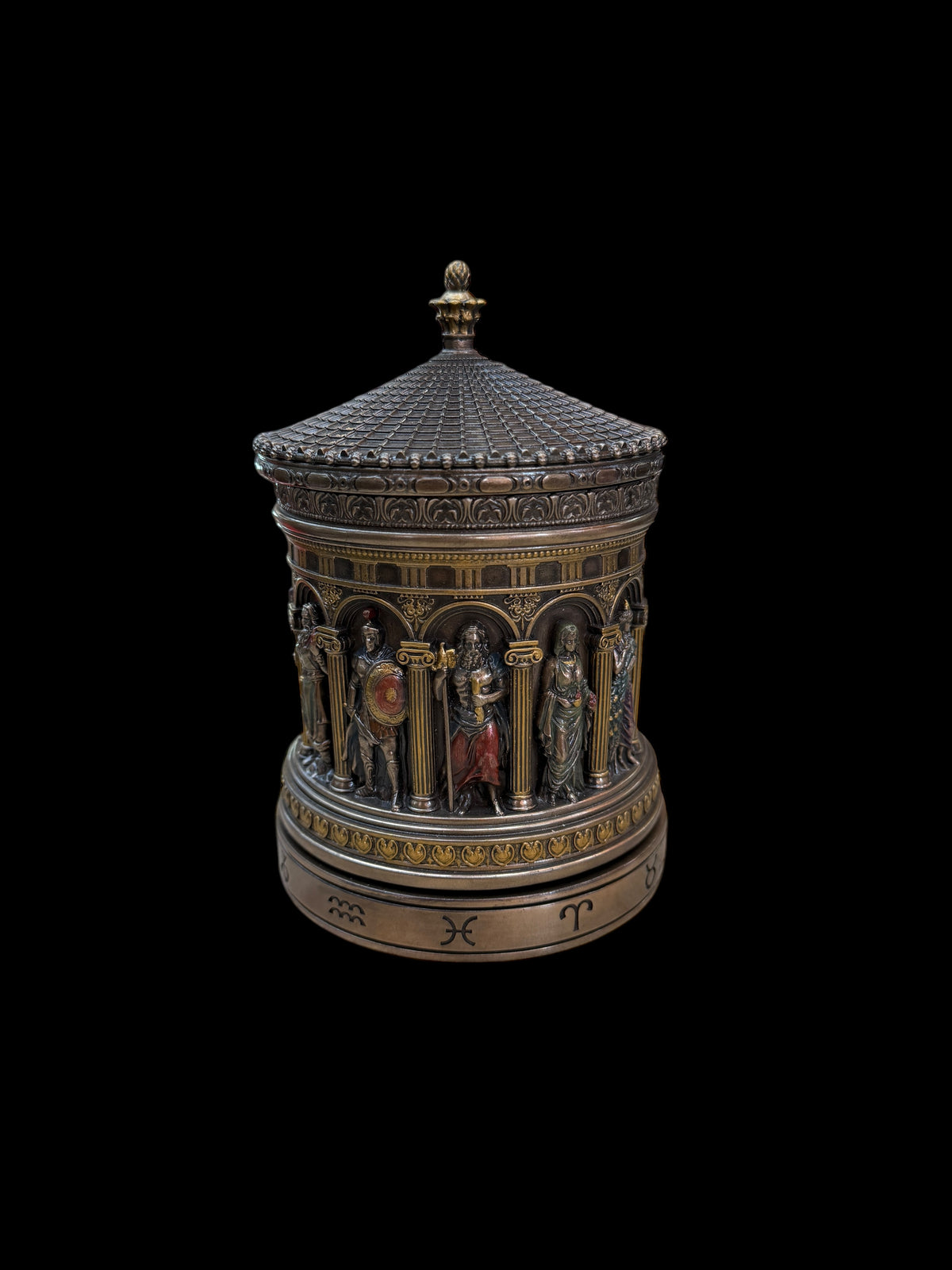 Greek Pantheon Rotating Box