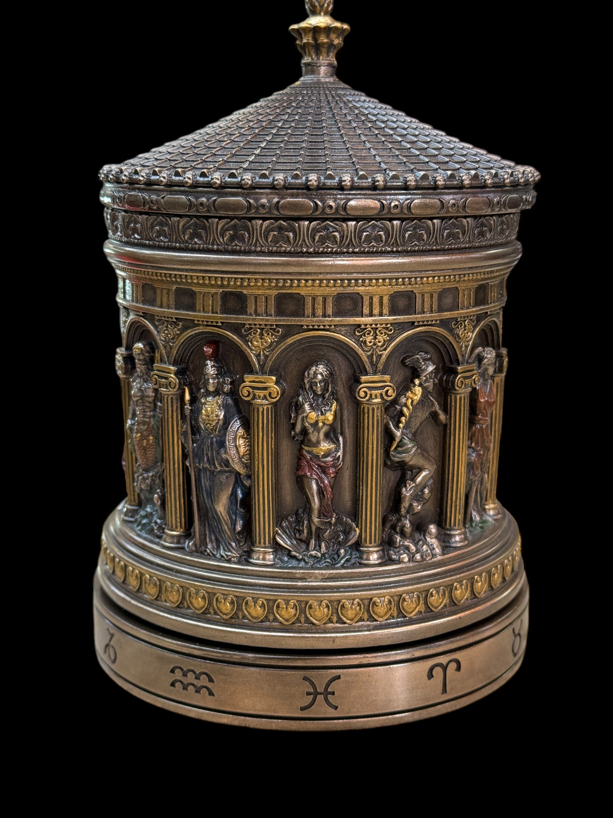 Greek Pantheon Rotating Box