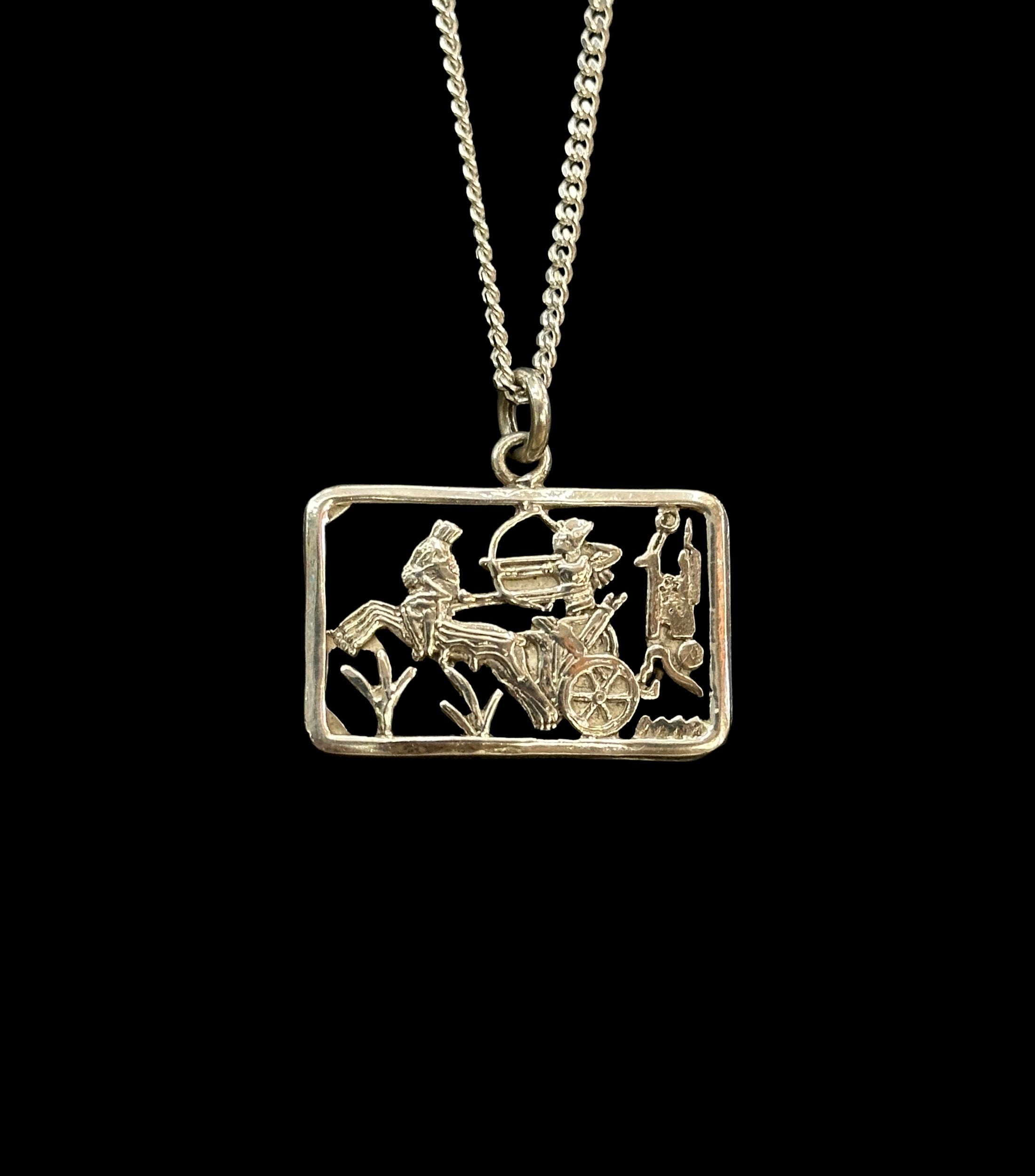 Ramses II on Chariot Pendant