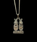 Double Atef Cartouche Pendant