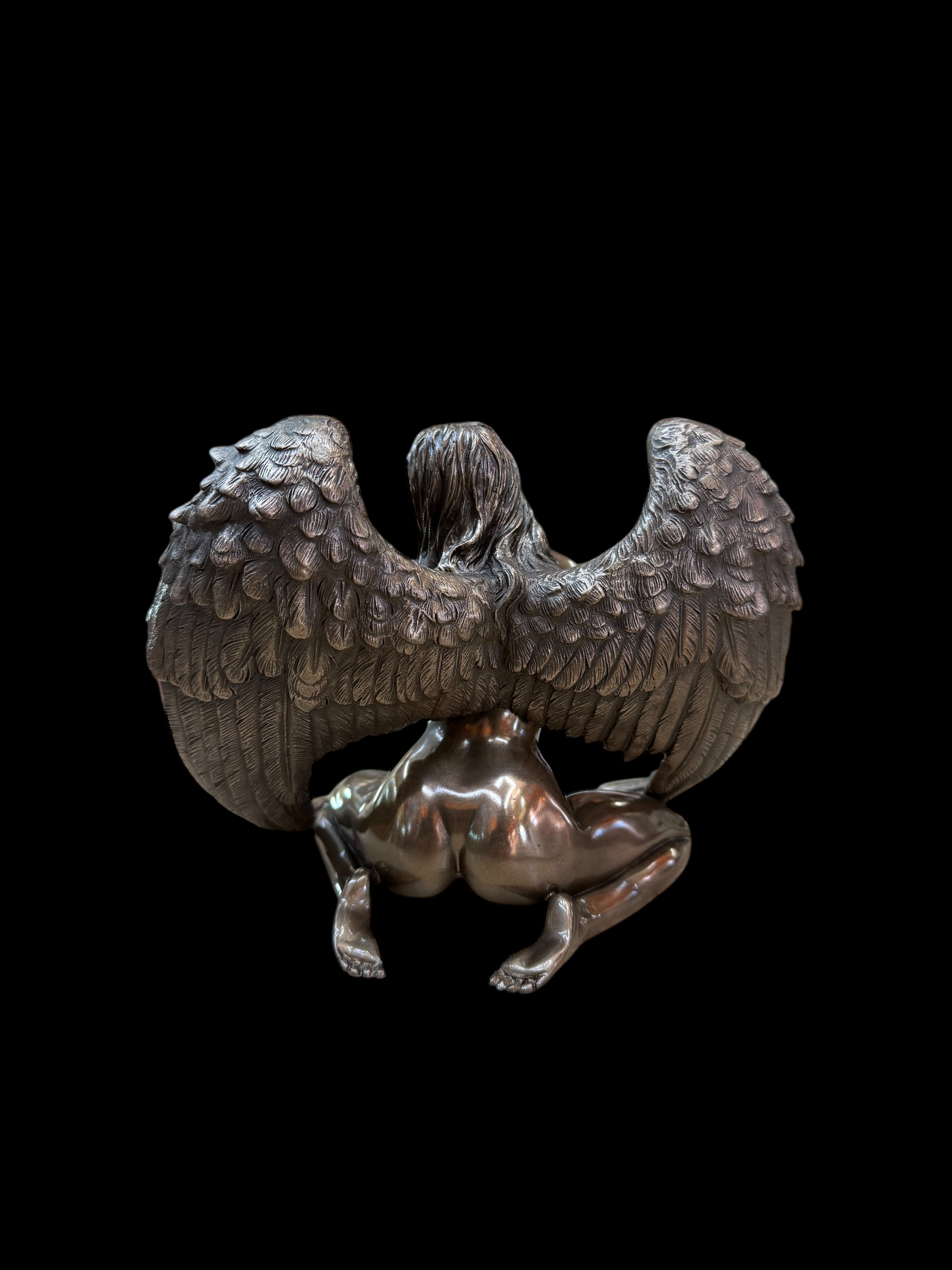 Winged Female Angel Statue