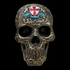 Bronze Coat of Arms Skull