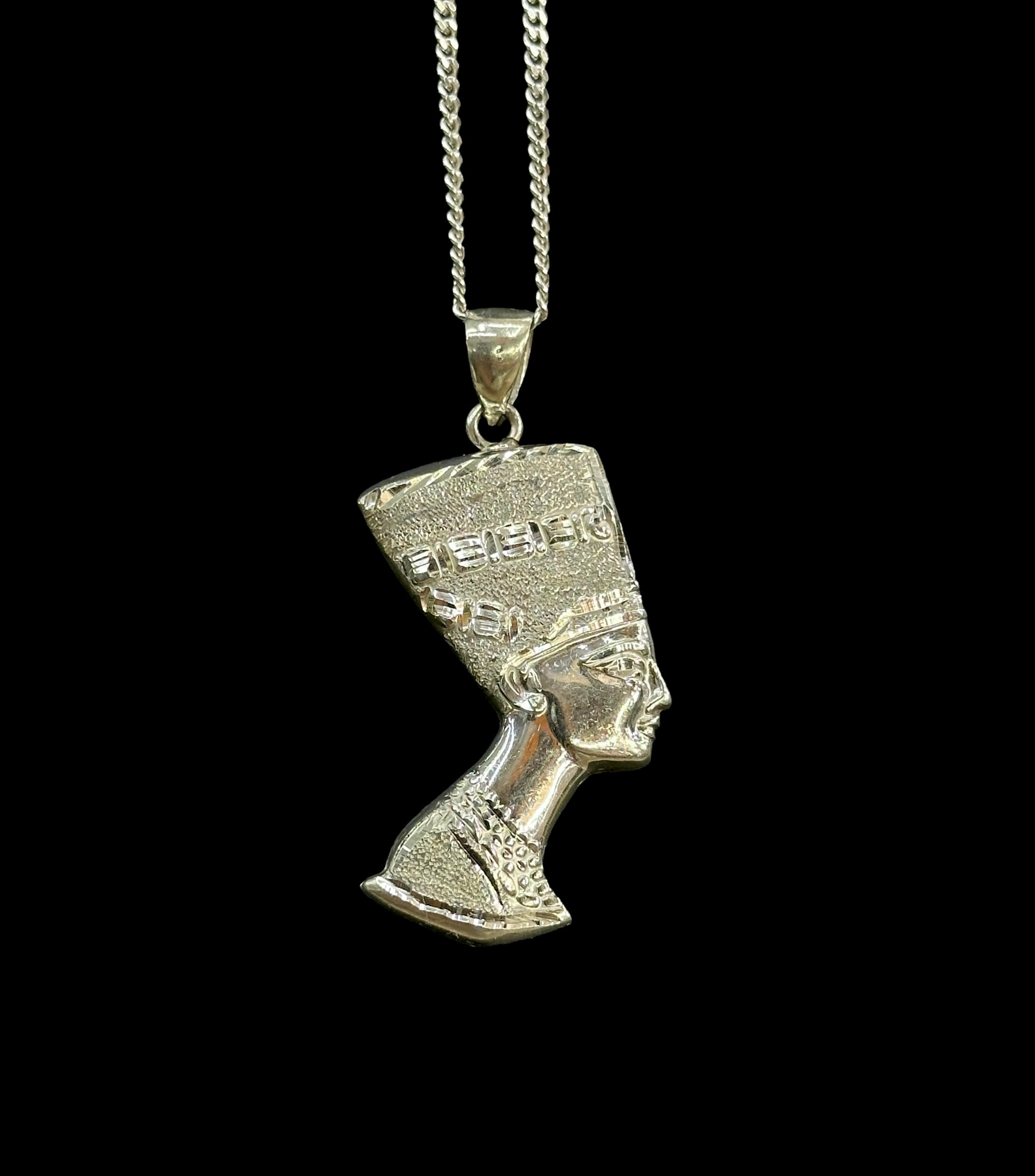 Nefertiti Diamond Cut Pendant