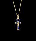 18k Gold Ankh Pendant