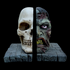 Skull & Zombie Bookends