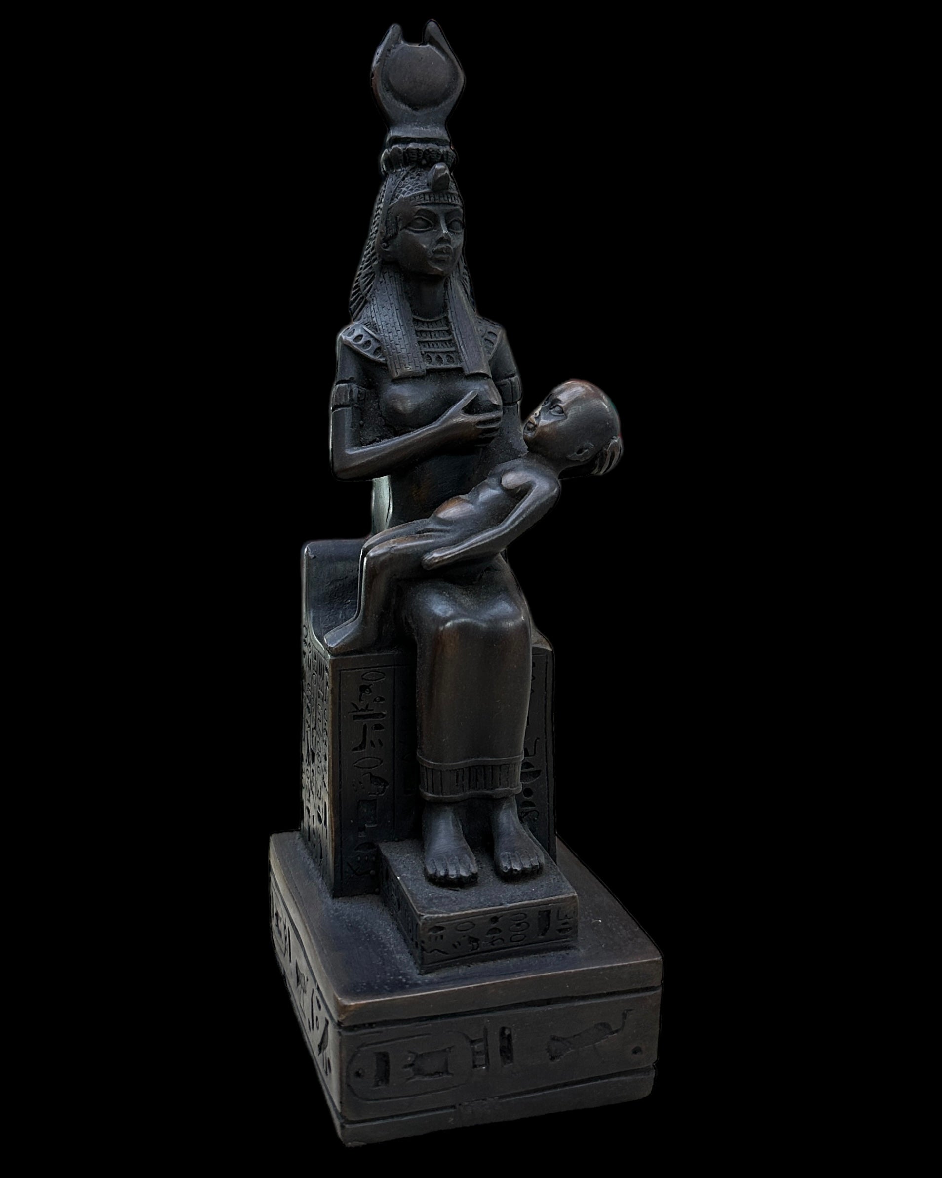 Isis Nursing Horus Statue