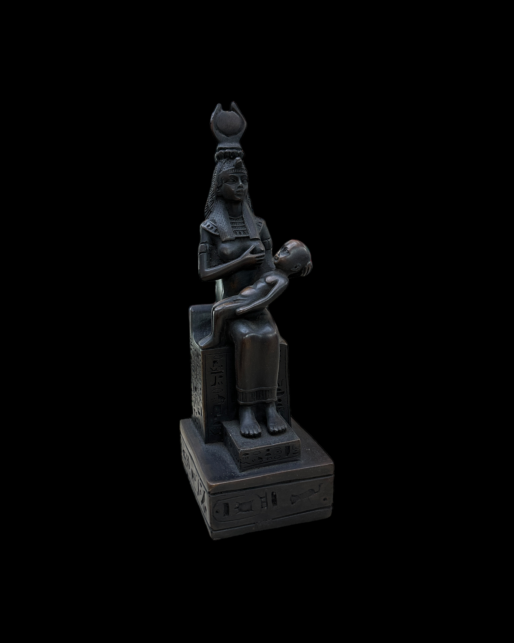 Isis Nursing Horus Statue