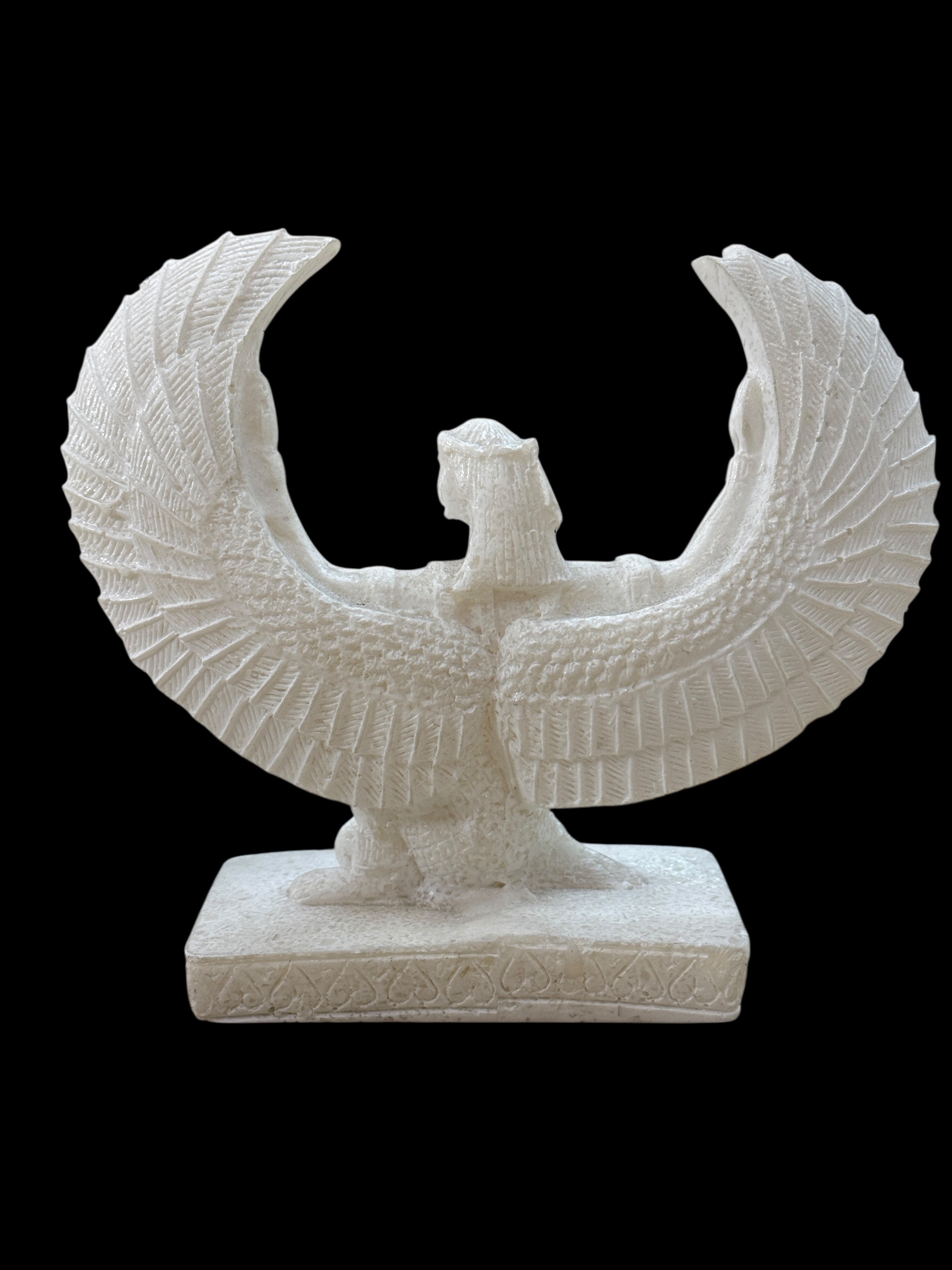 Alabaster Isis Statue - Made in Egypt