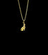 18k Gold Bastet Pendant