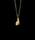 18k Gold Bastet Pendant