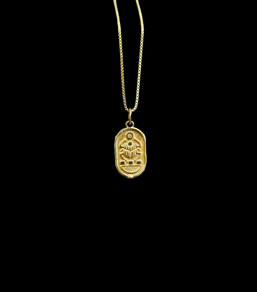 18k Scarab Pendant