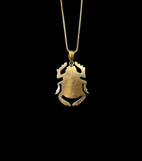 18k Scarab Pendant