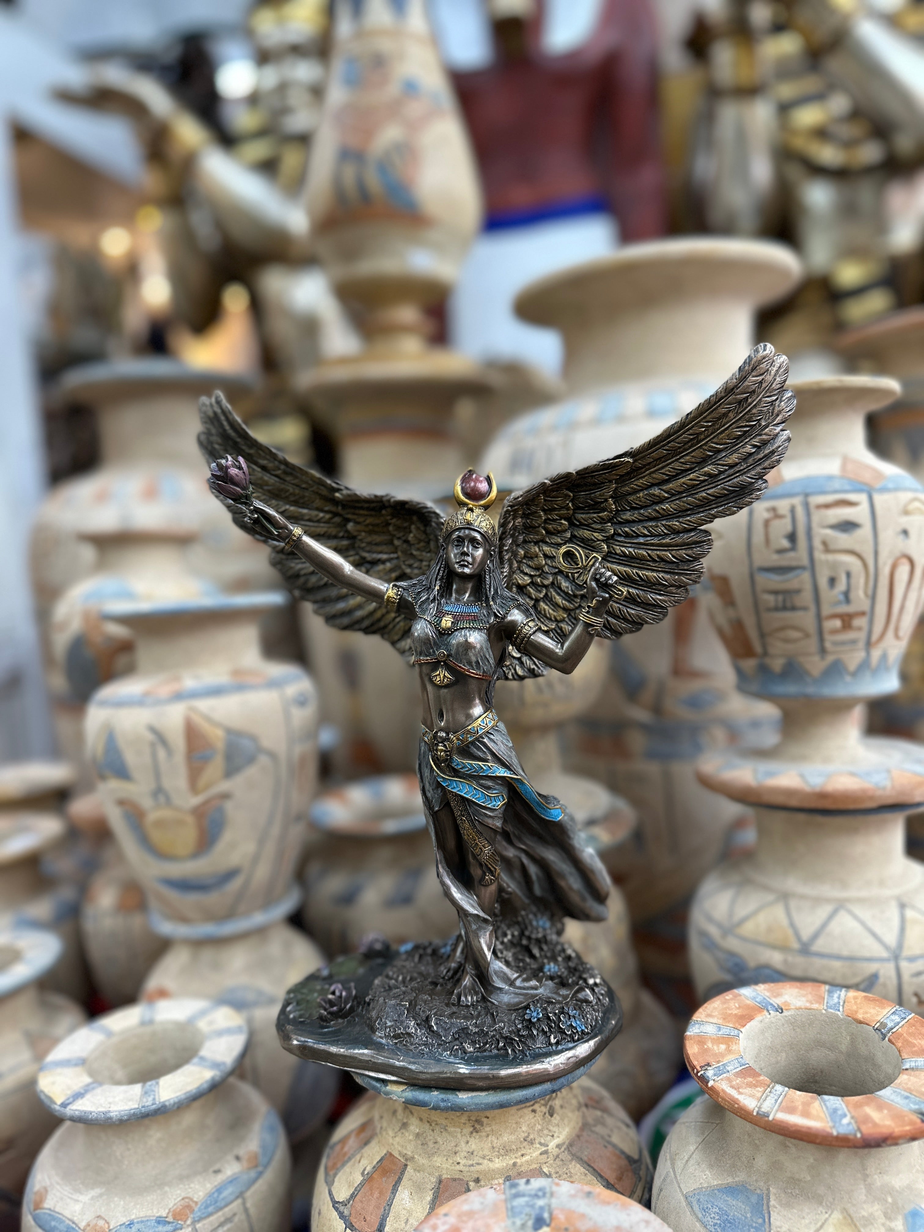 Egyptian Goddess Isis Statue