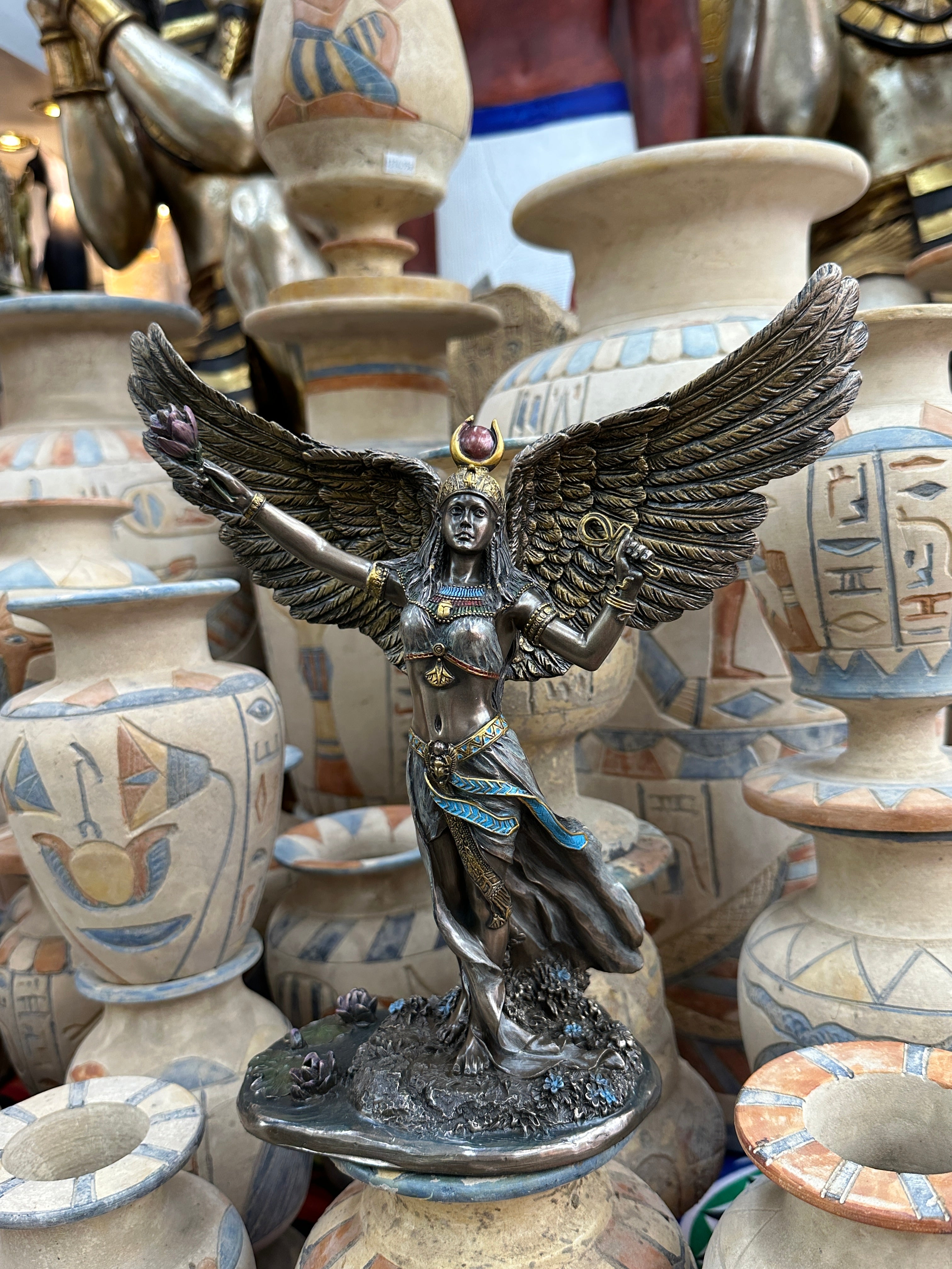 Egyptian Goddess Isis Statue