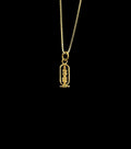 18k Tutankhamun Cartouche Pendant