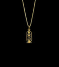 18k Tutankhamun Cartouche Pendant