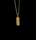 18k Cleopatra Cartouche Pendant