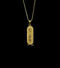 18k Tutankhamun Cartouche Pendant