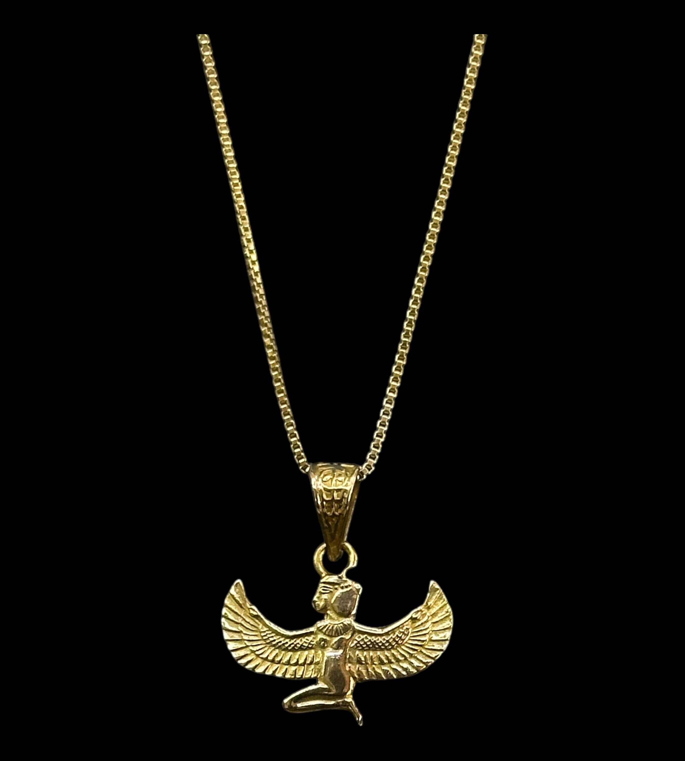 18k Gold Isis Pendant