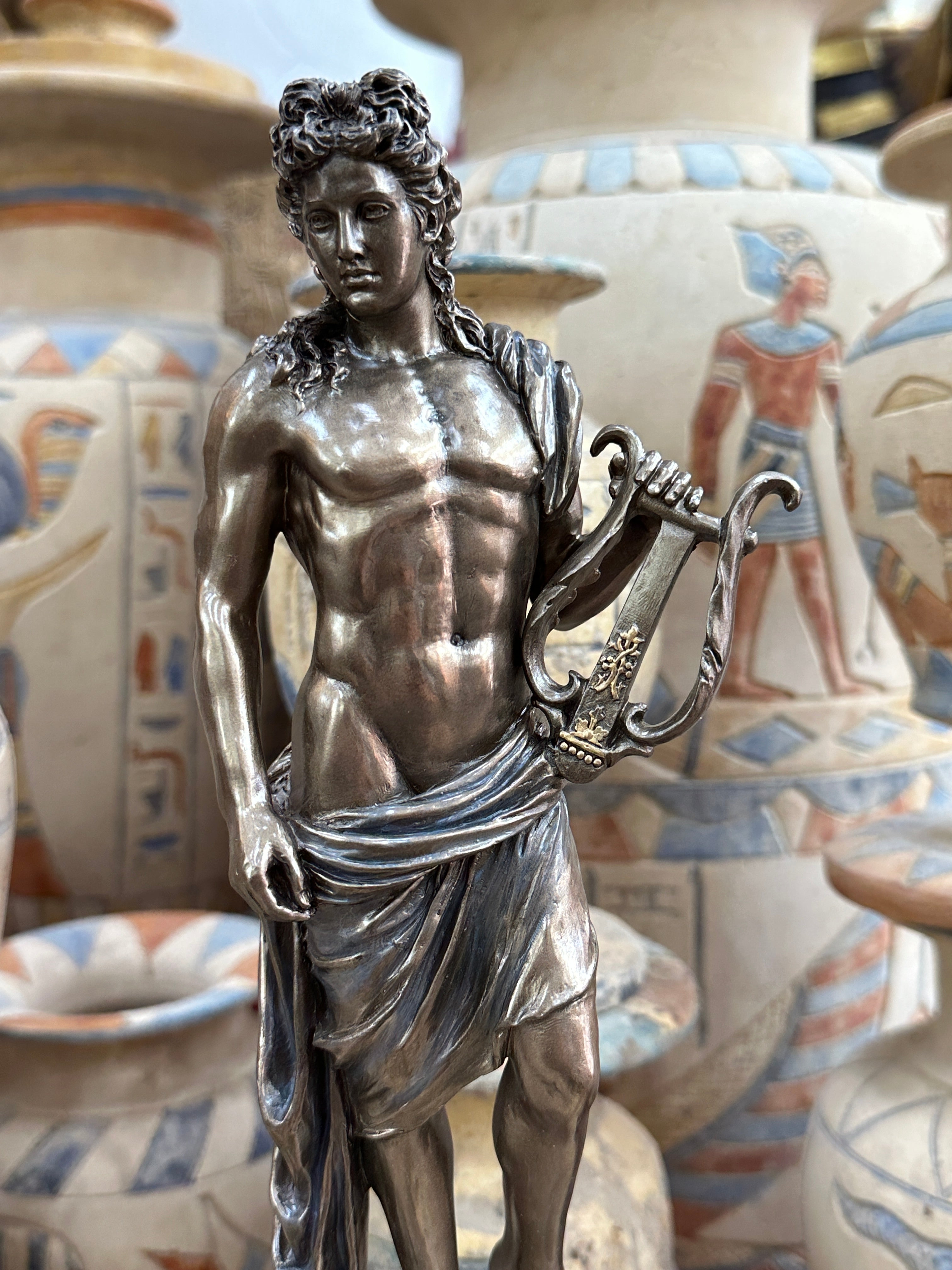 Apollo with his Lyre Statue