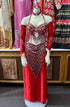 Red Belly Dance Costume