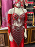 Red Belly Dance Costume