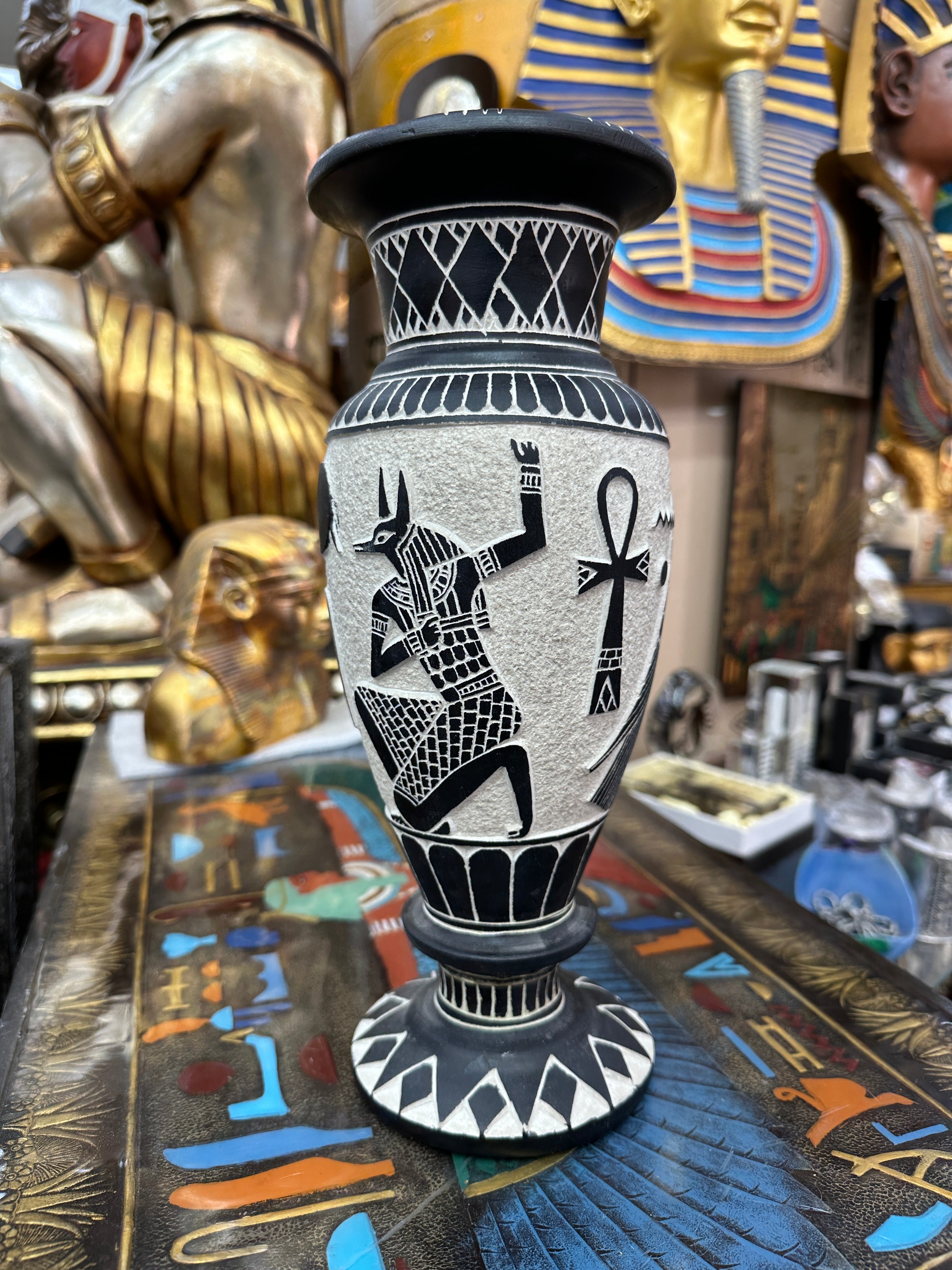 Egyptian Basalt Vase