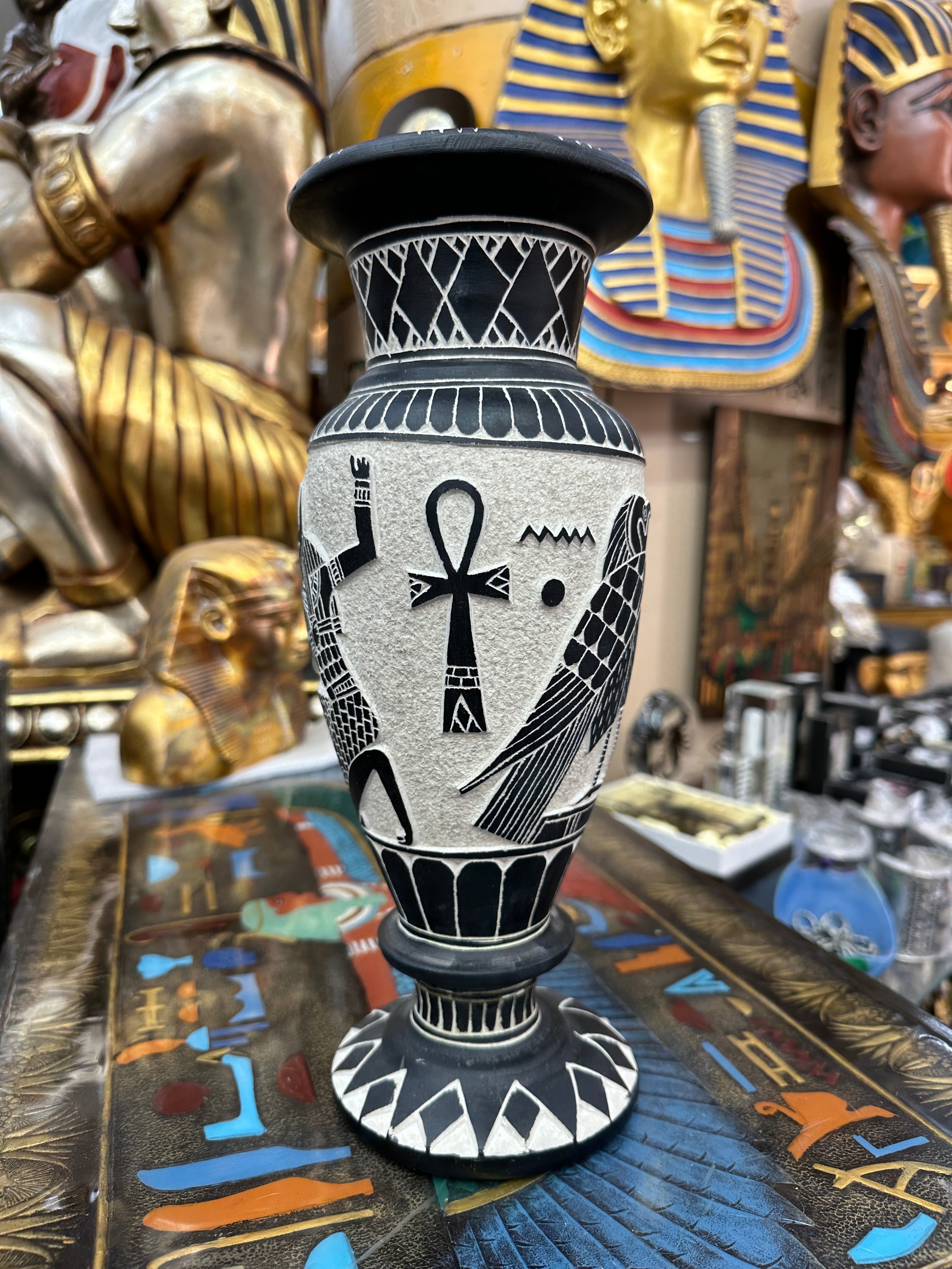 Egyptian Basalt Vase