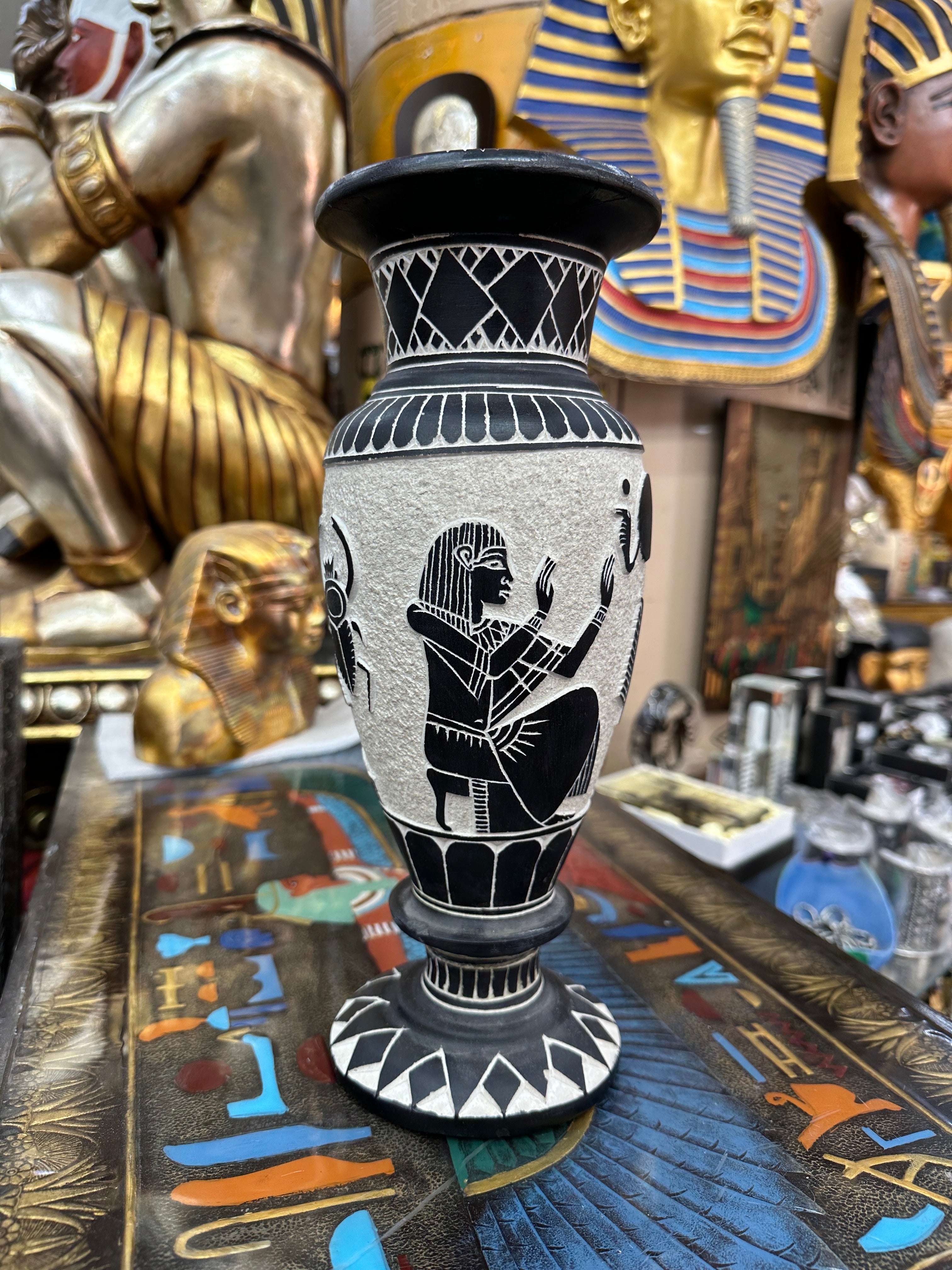 Egyptian Basalt Vase