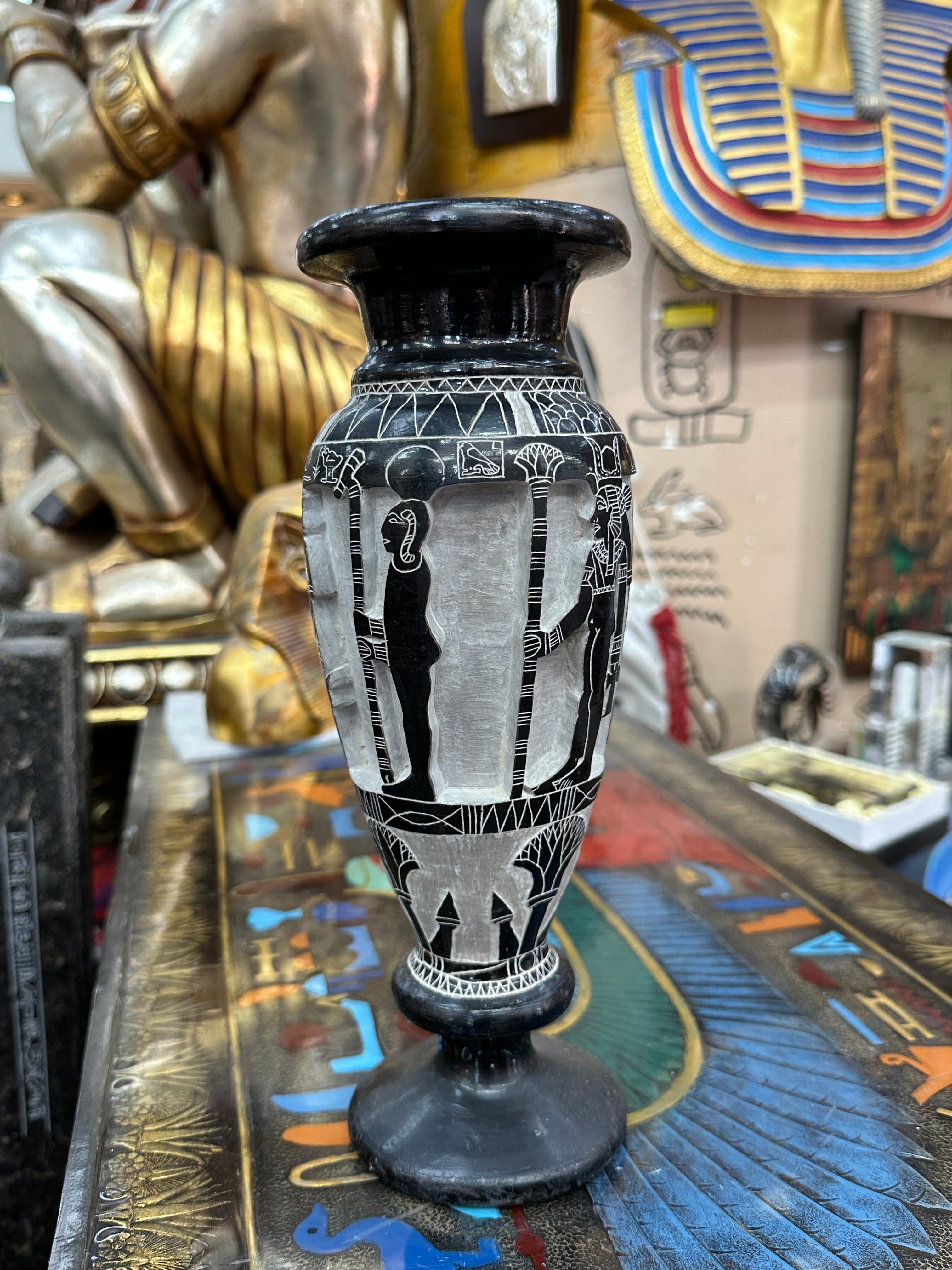 Egyptian Basalt Vase