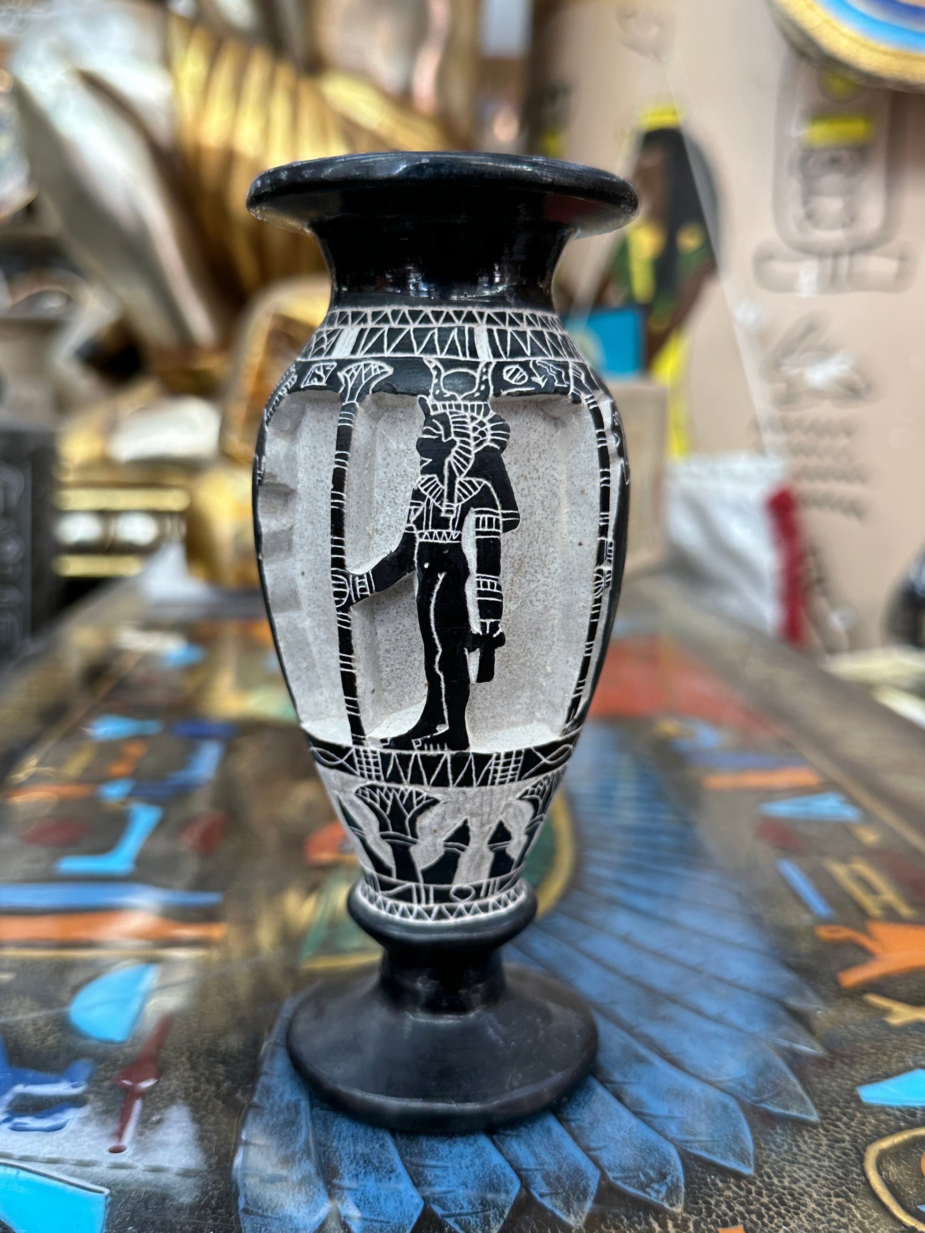 Egyptian Basalt Vase