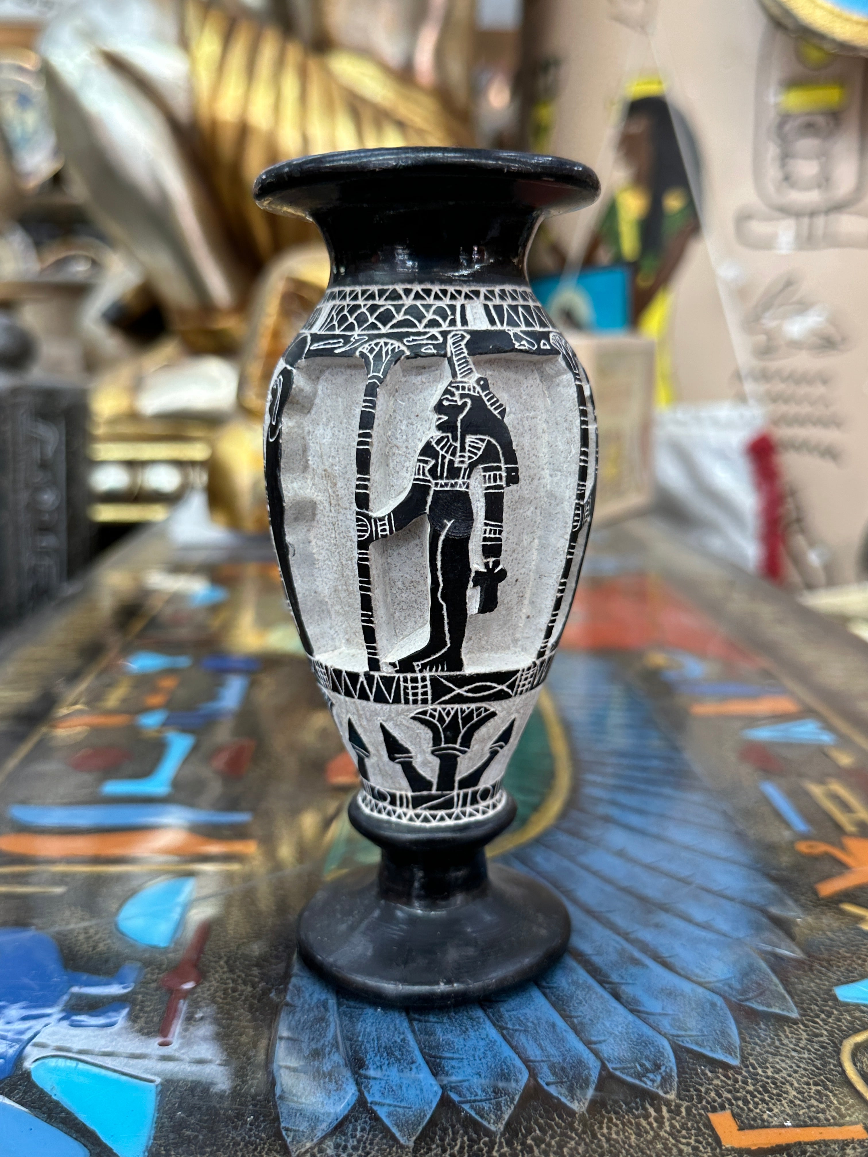 Egyptian Basalt Vase