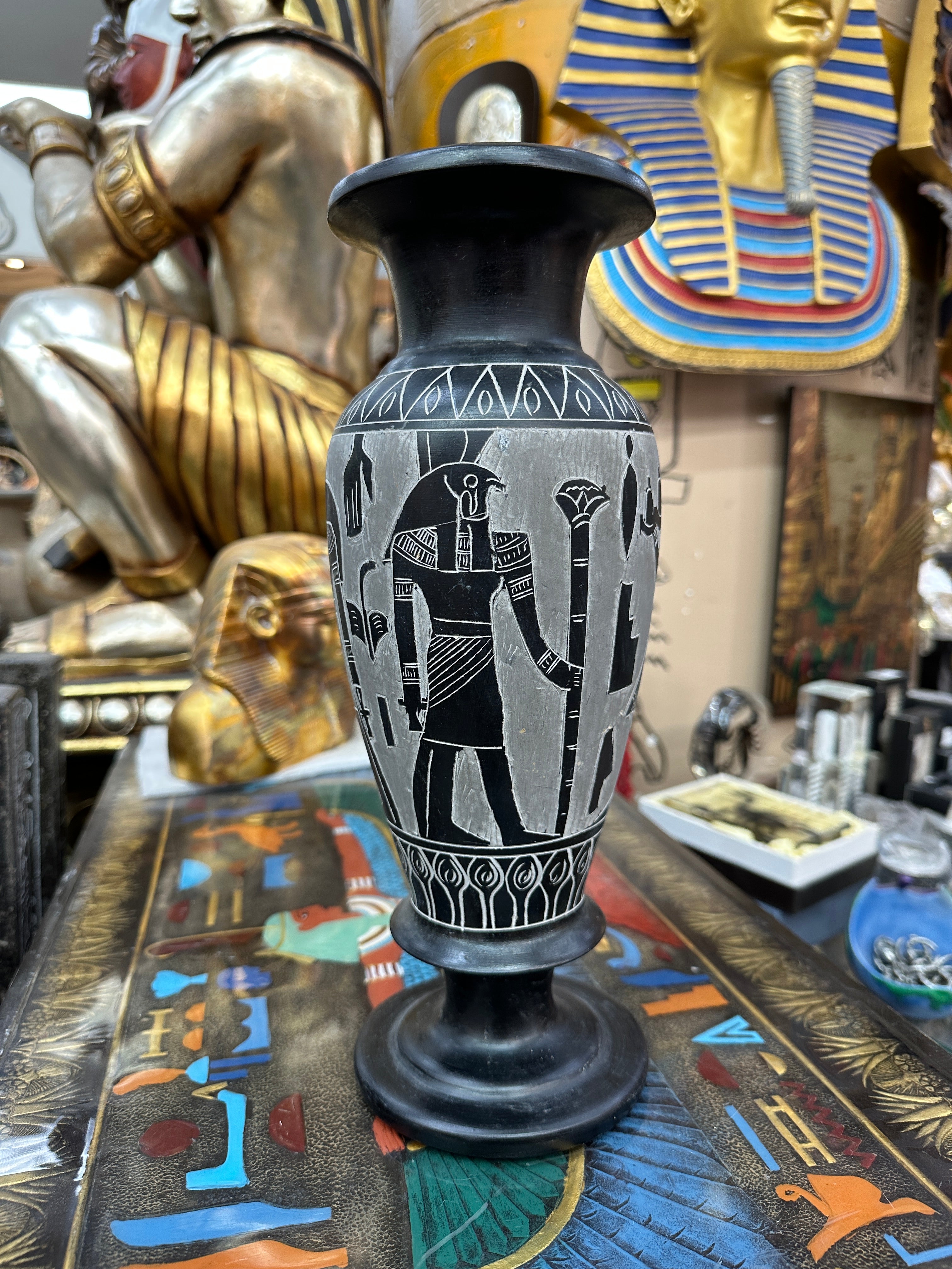 Egyptian Basalt Vase