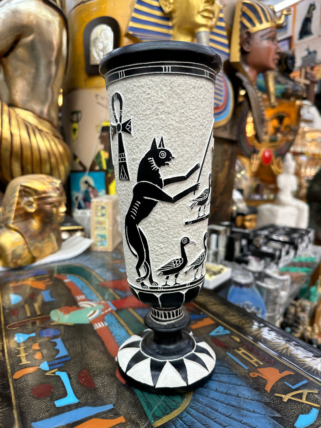 Egyptian Basalt Vase