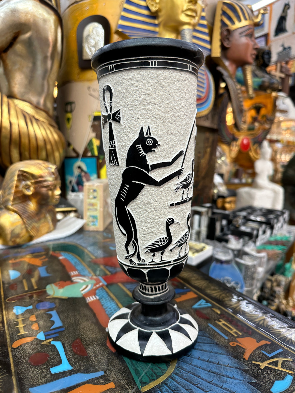 Egyptian Basalt Vase