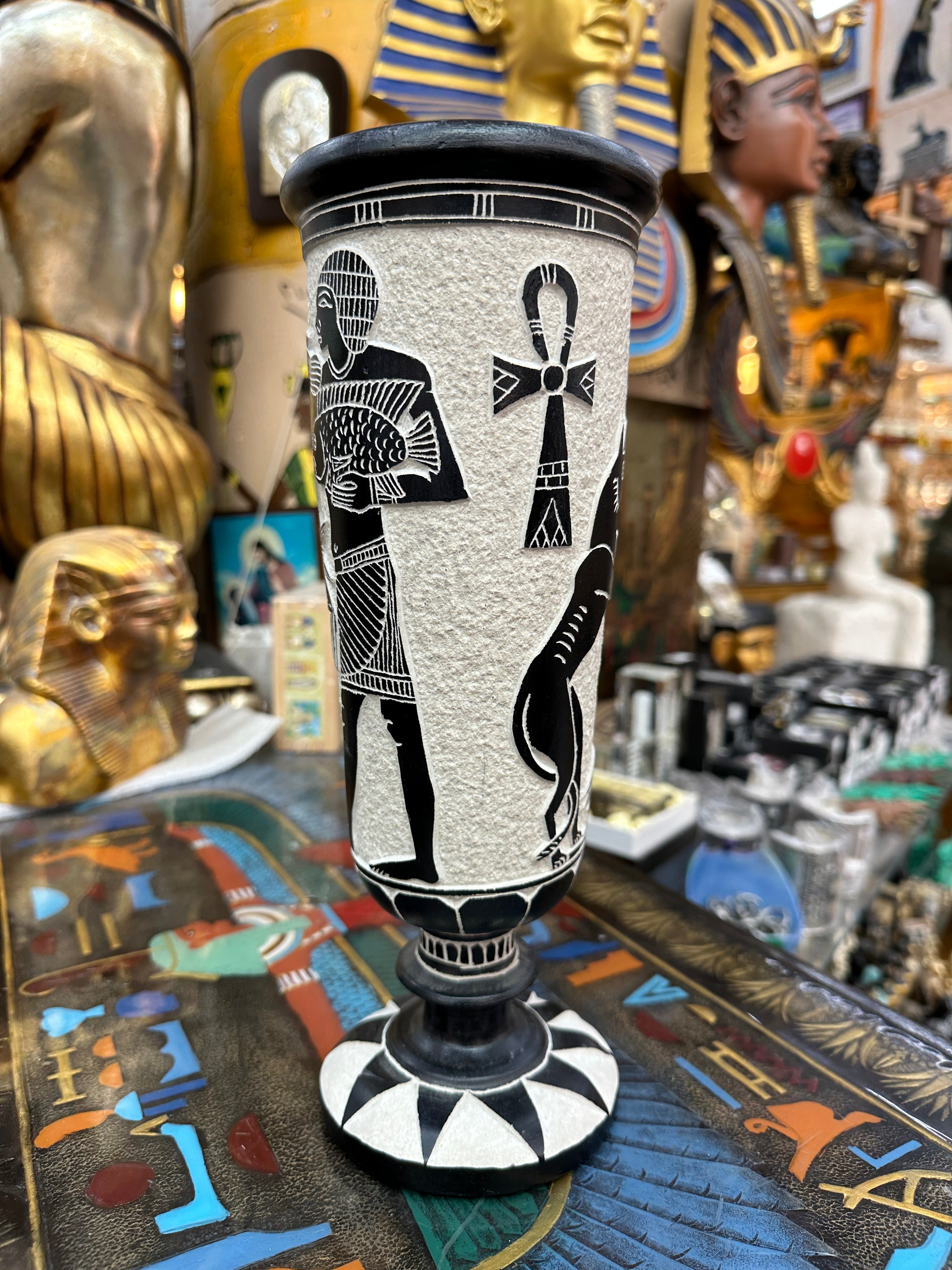 Egyptian Basalt Vase