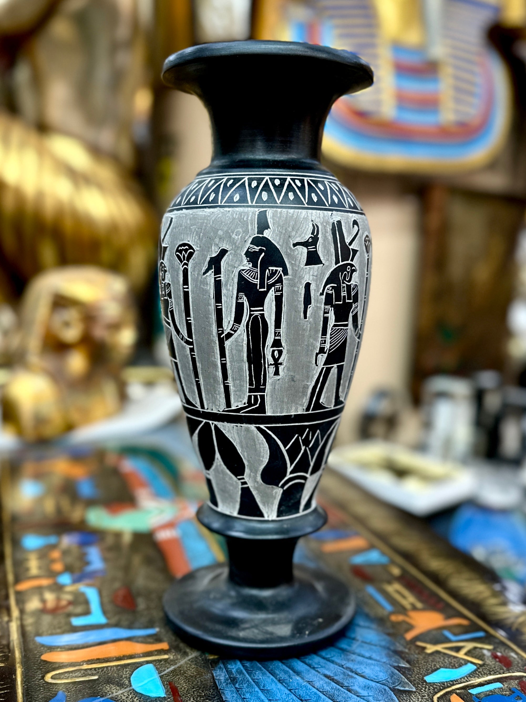 Egyptian Basalt Vase