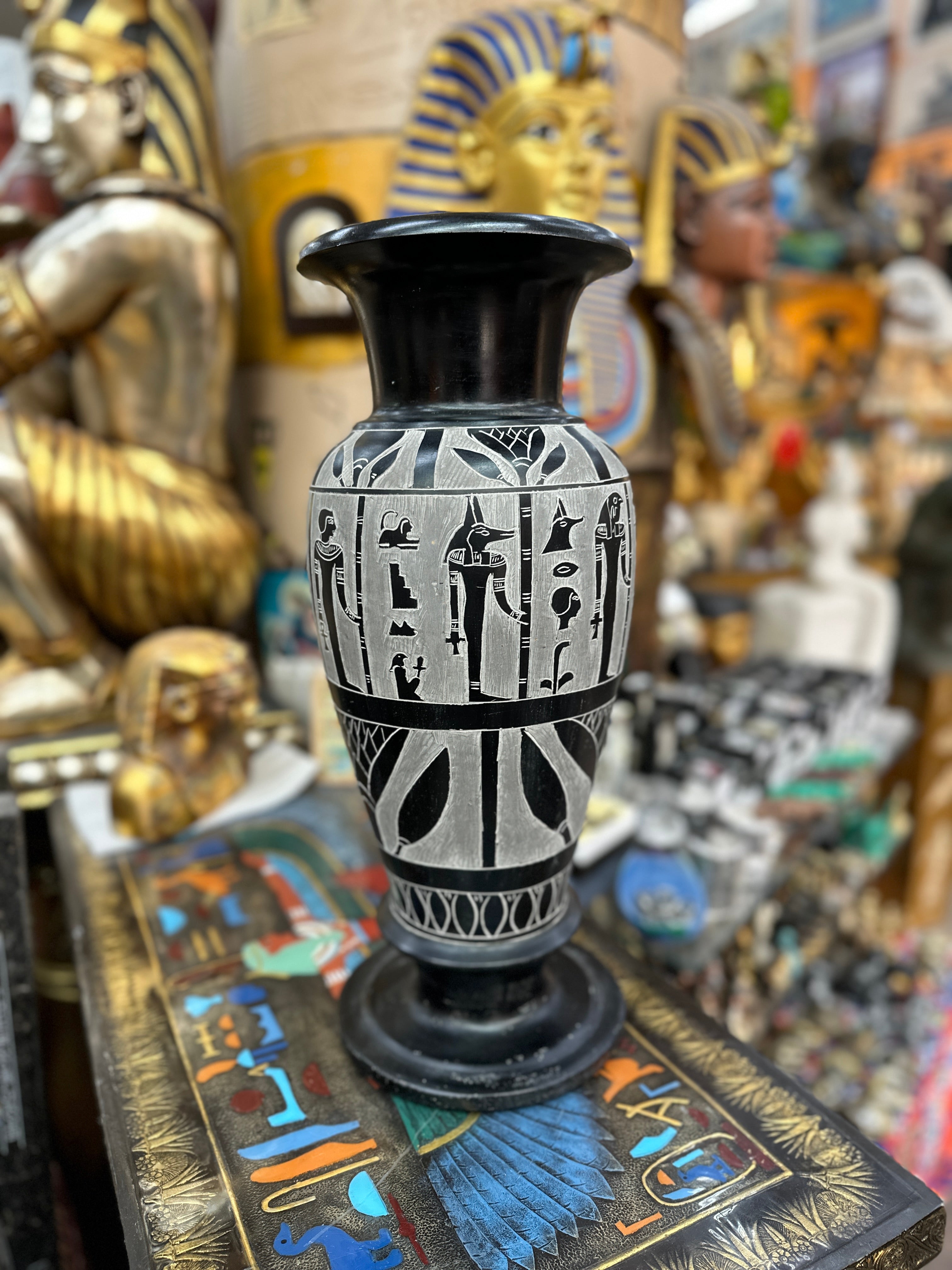 Egyptian Basalt Vase