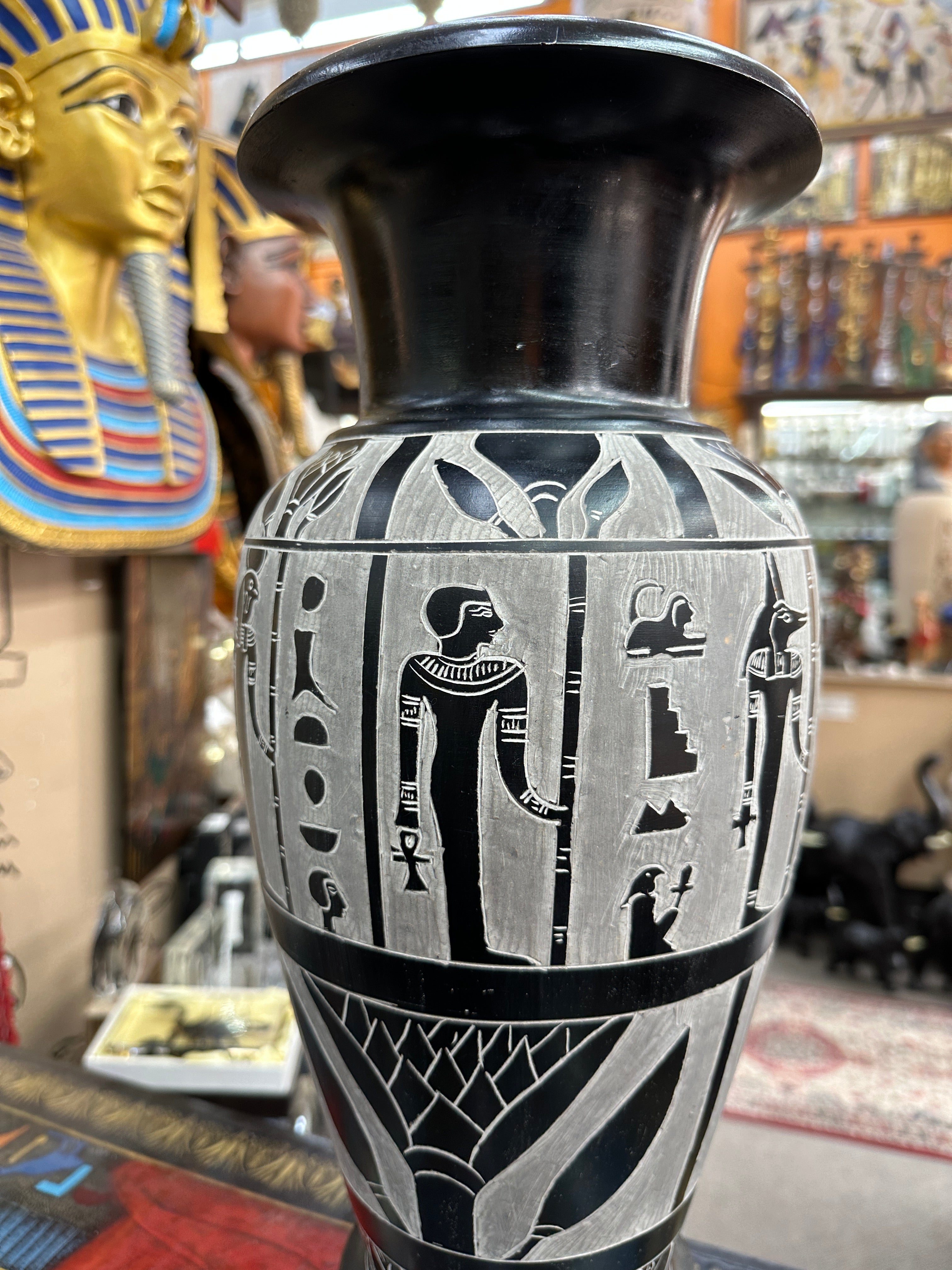 Egyptian Basalt Vase