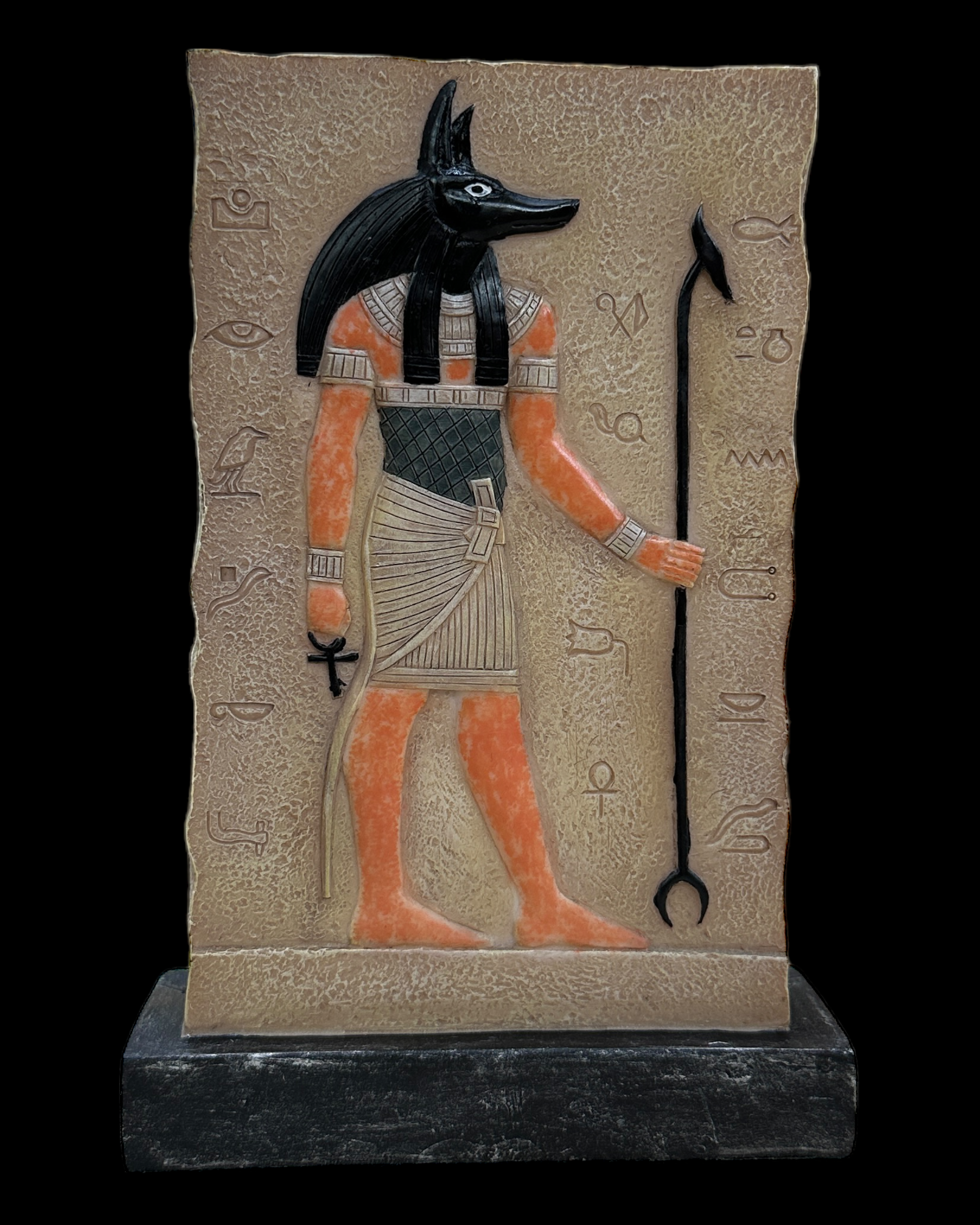 Anubis Temple Plaque