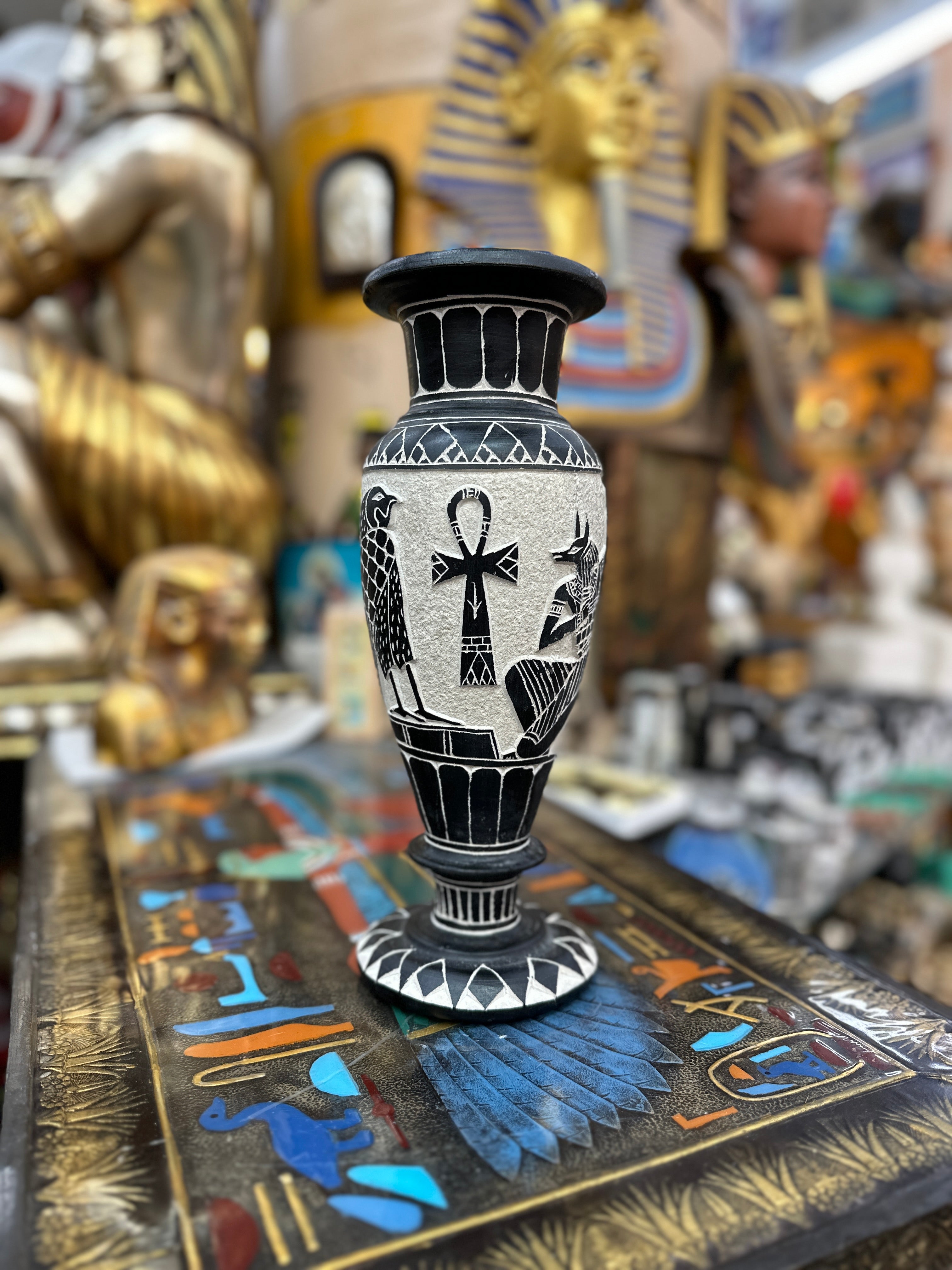 Egyptian Basalt Vase