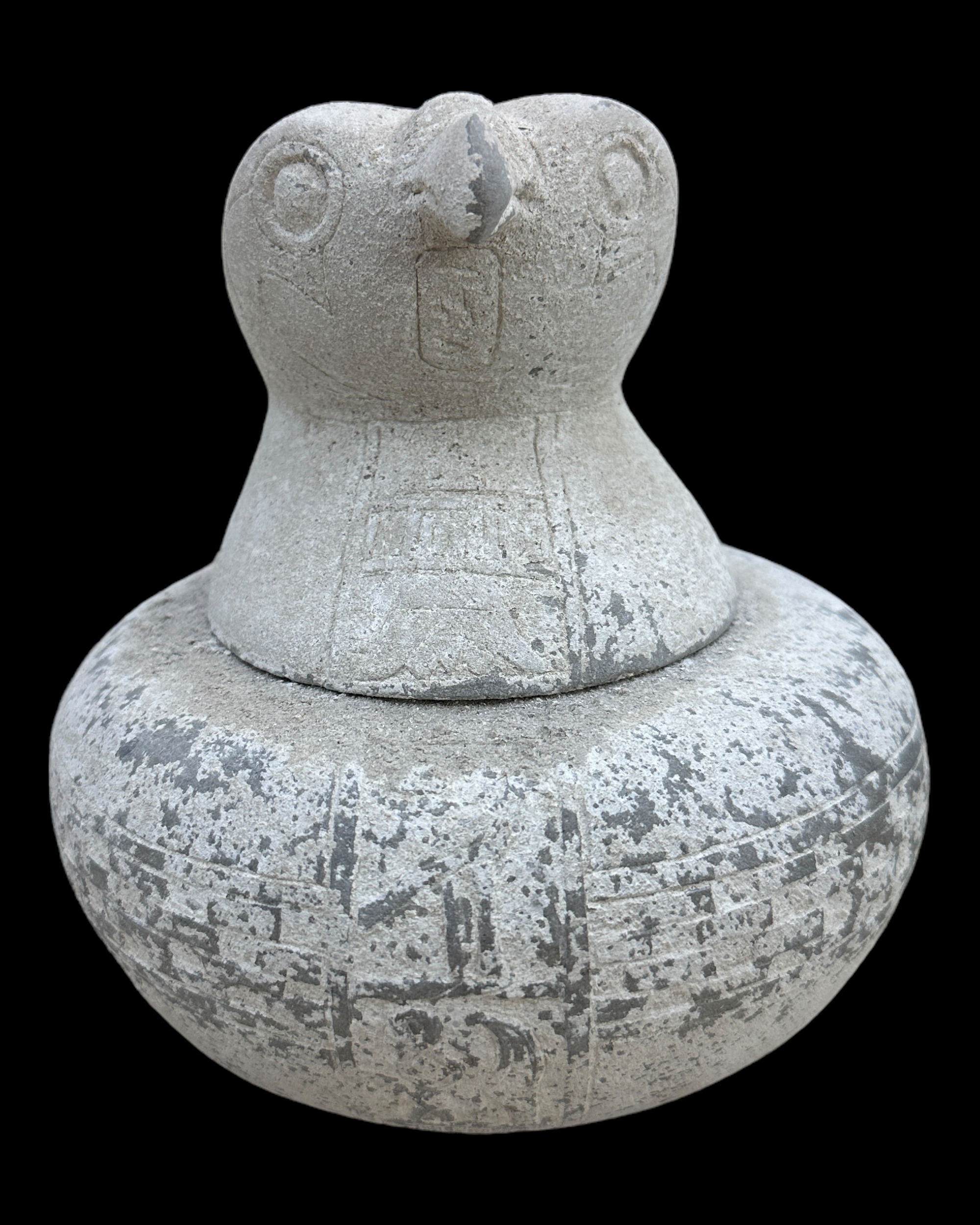 Canopic Jars - Natural Basalt