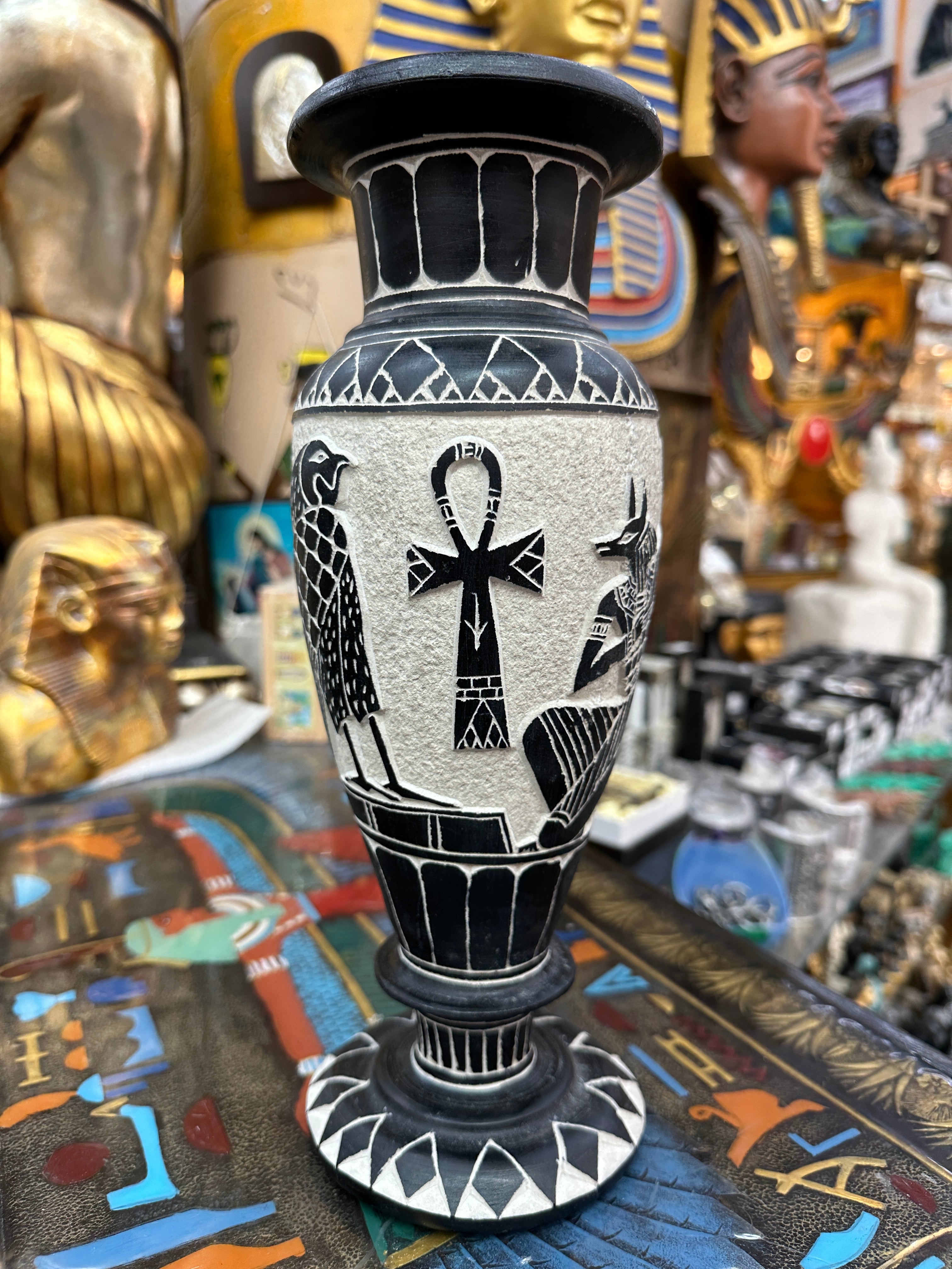 Egyptian Basalt Vase