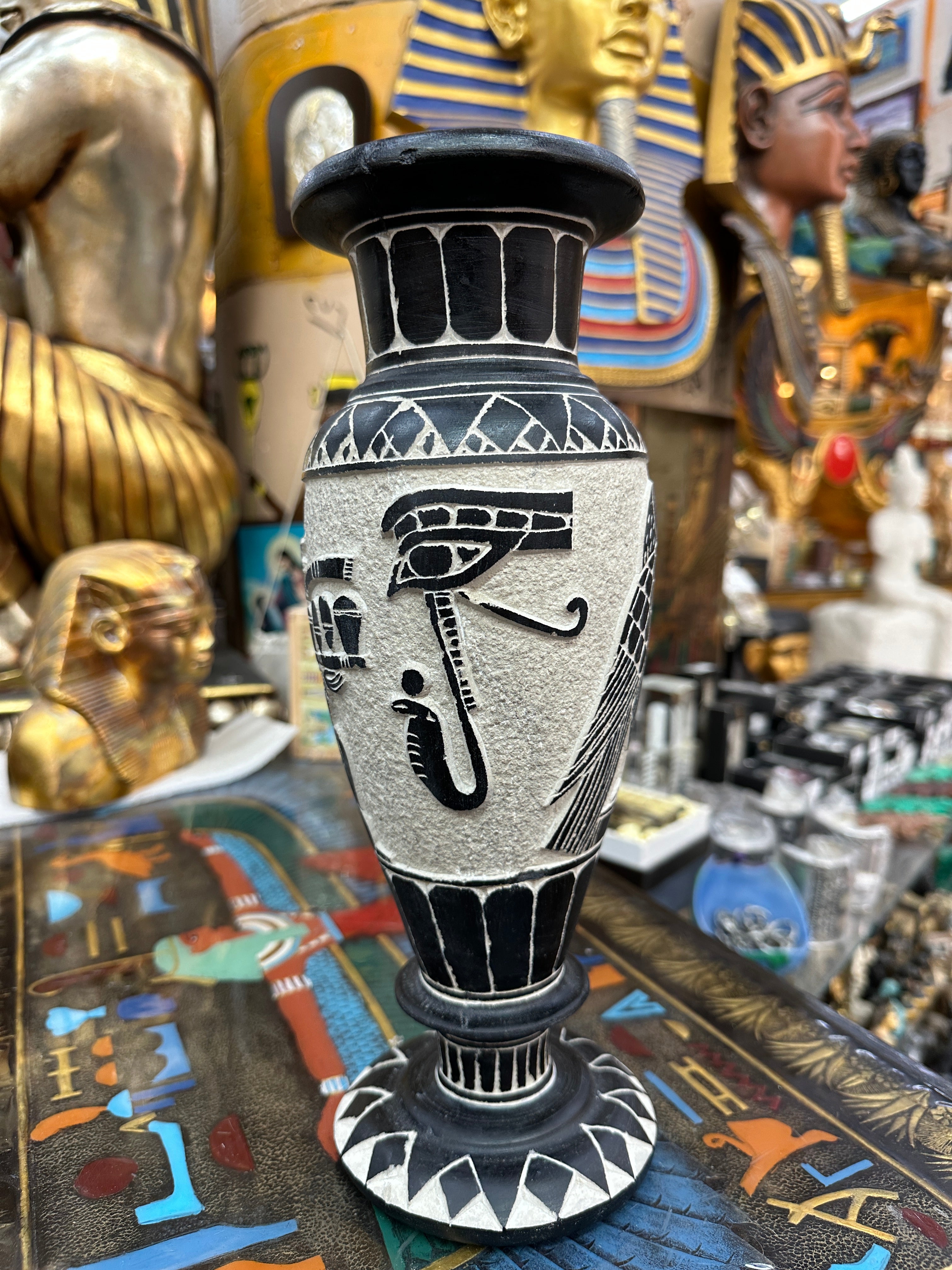 Egyptian Basalt Vase