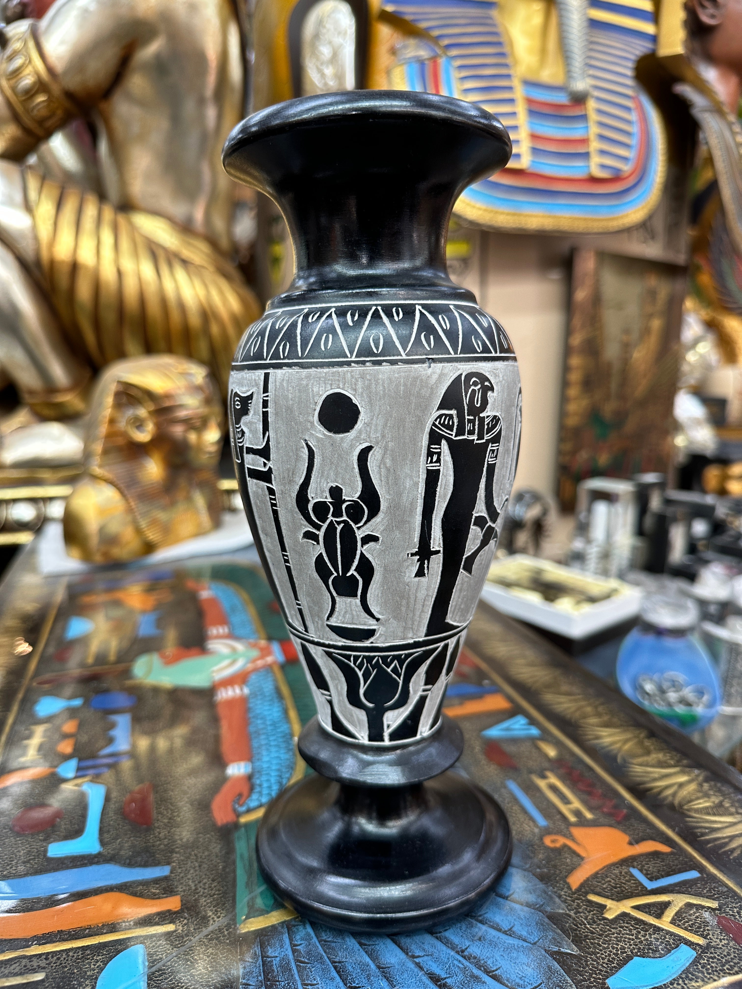 Egyptian Basalt Vase