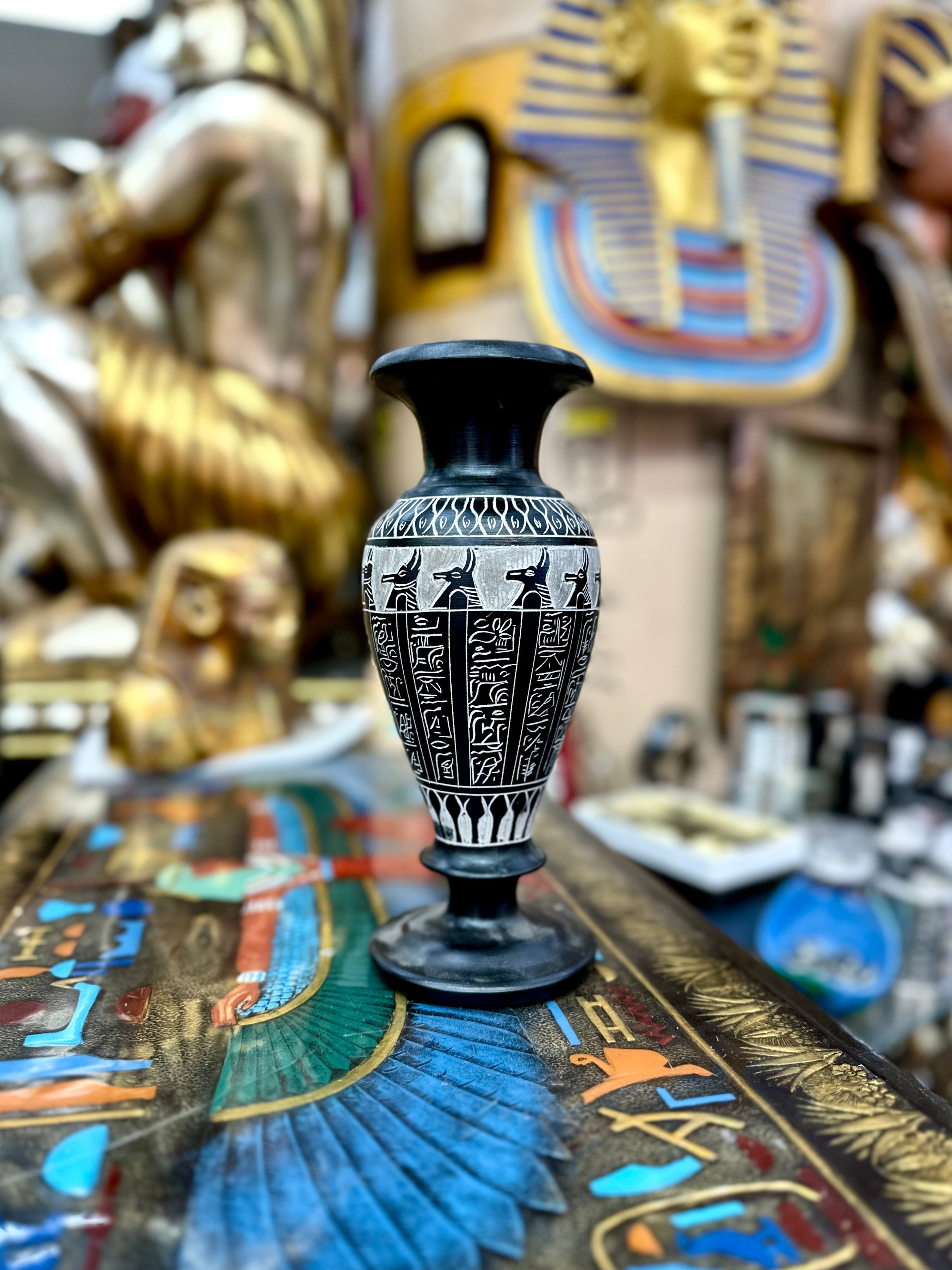 Egyptian Basalt Vase