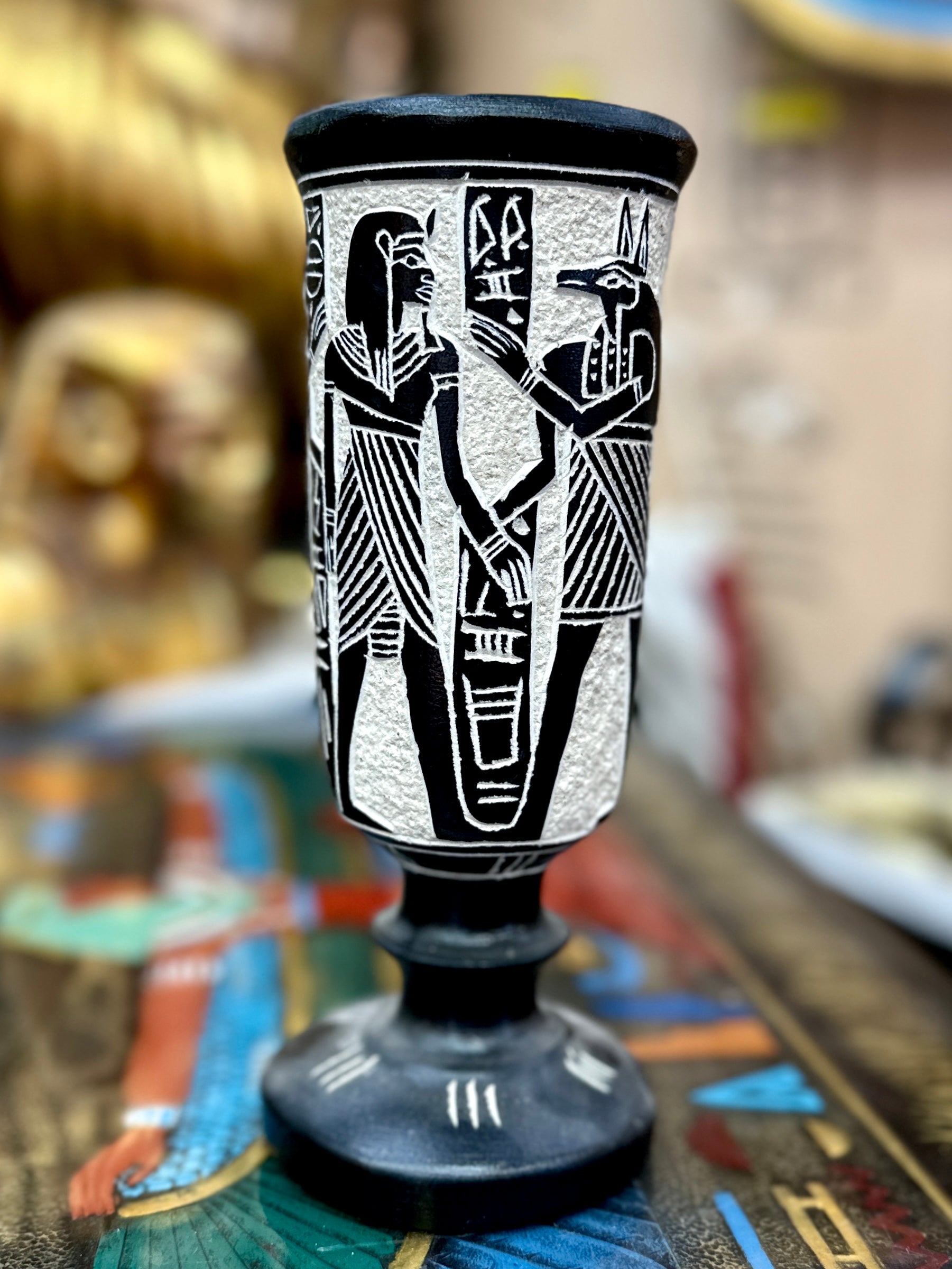 Egyptian Basalt Vase