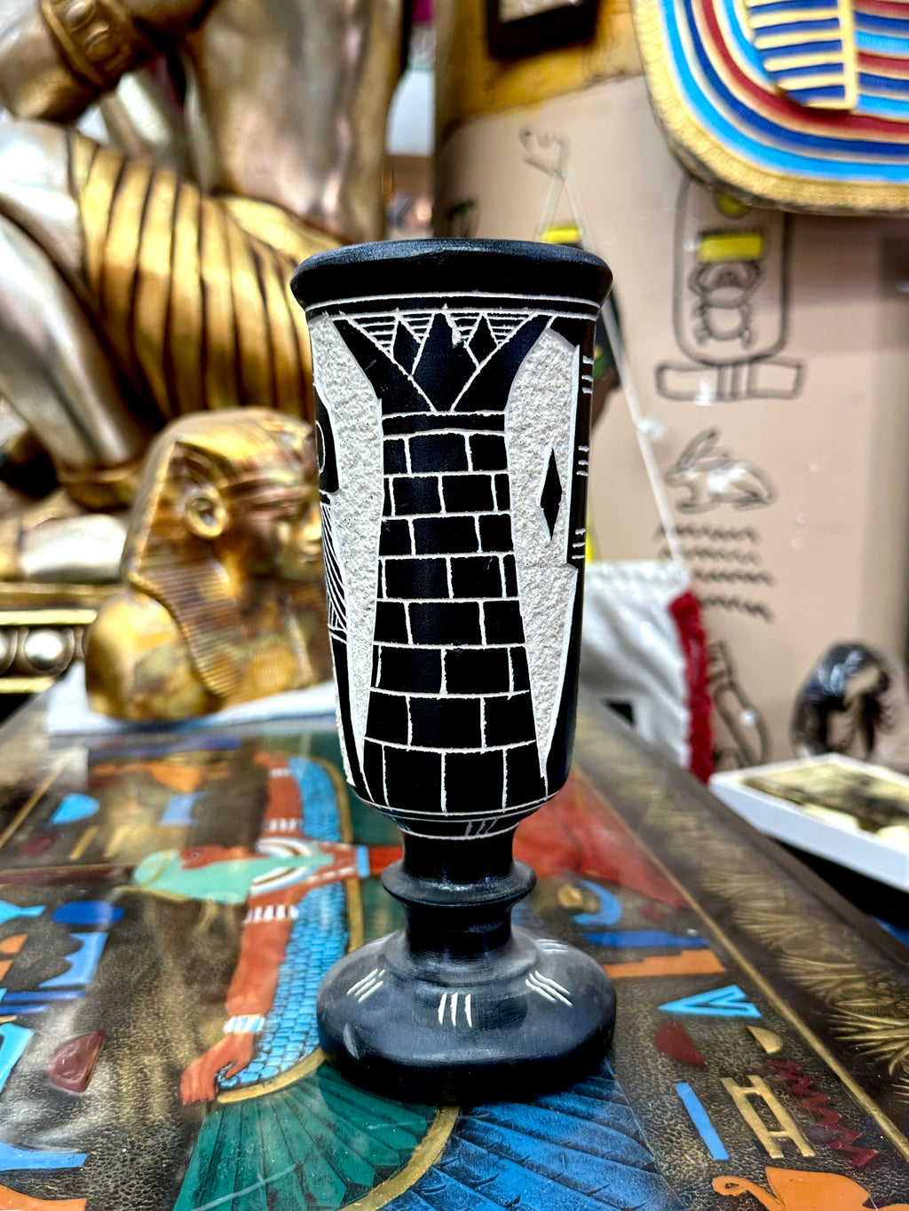 Egyptian Basalt Vase