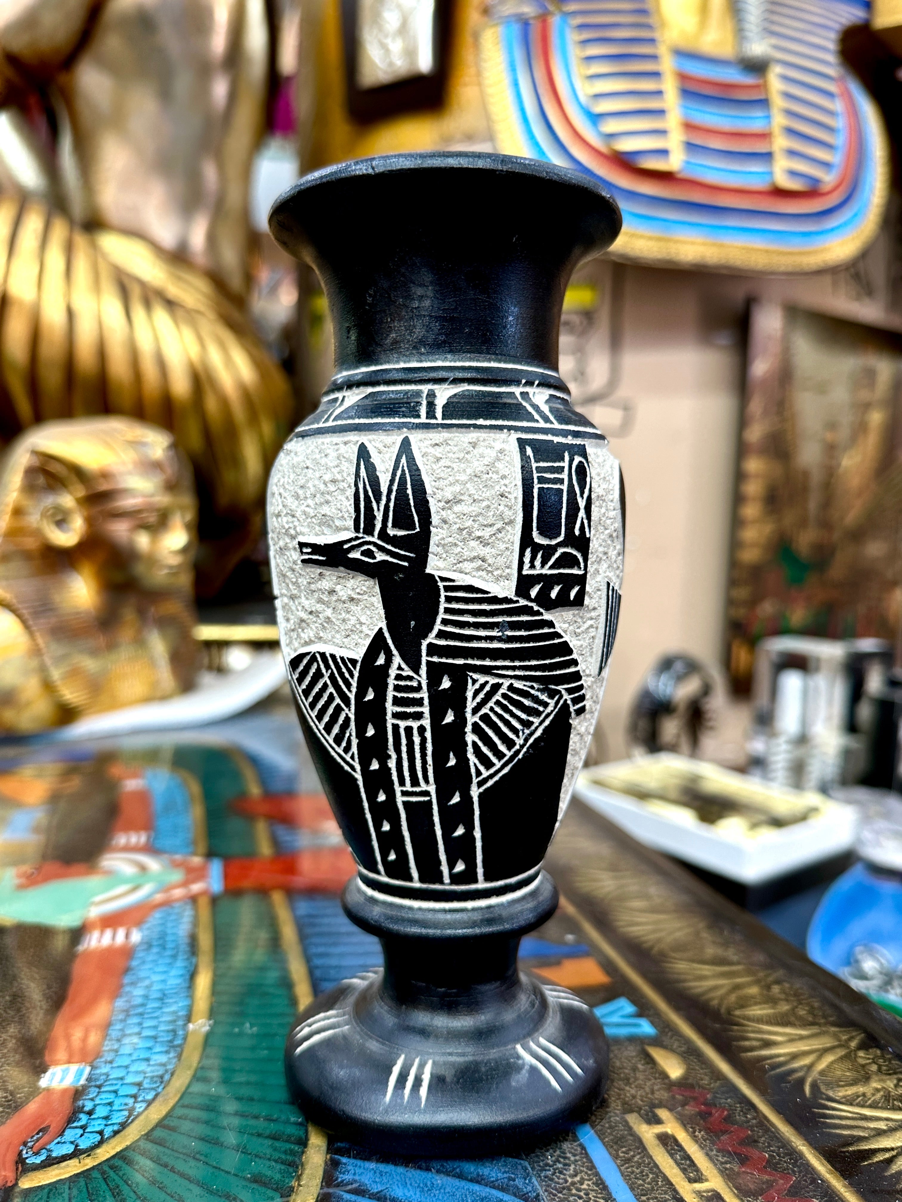 Egyptian Basalt Vase